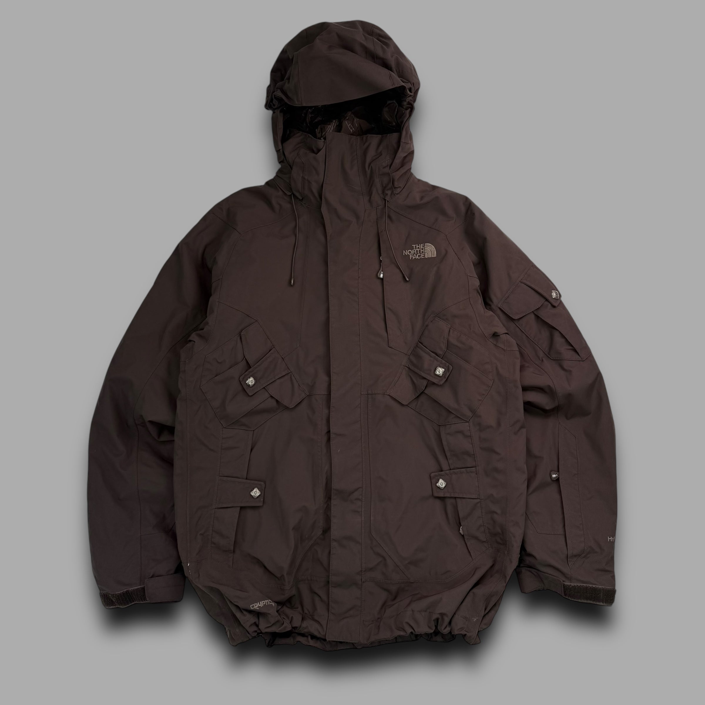 The north face cryptic 2008 technical multi-pocket balaclava ski jacket (S-L)