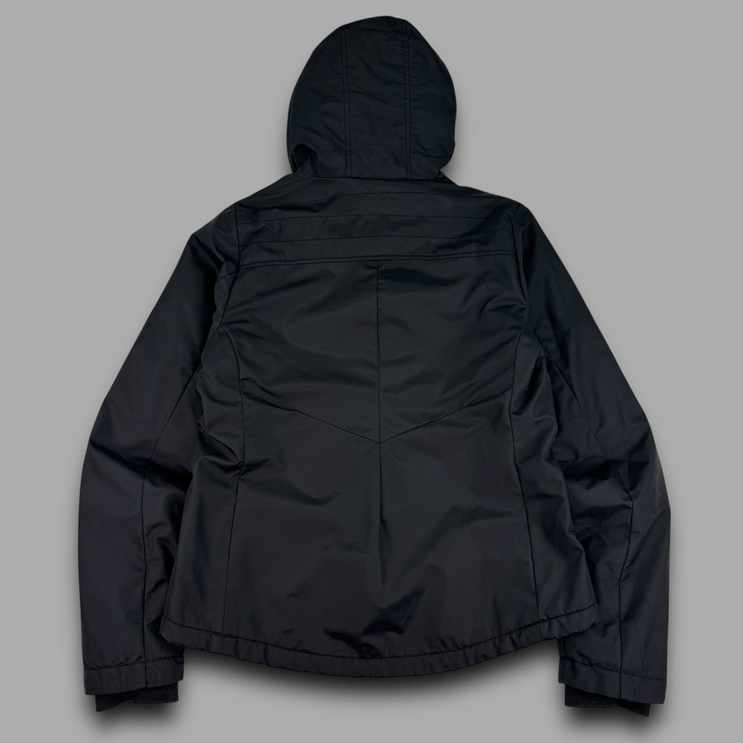 Bench 2000's technical zip up softshell jacket with fur hood (L) wms