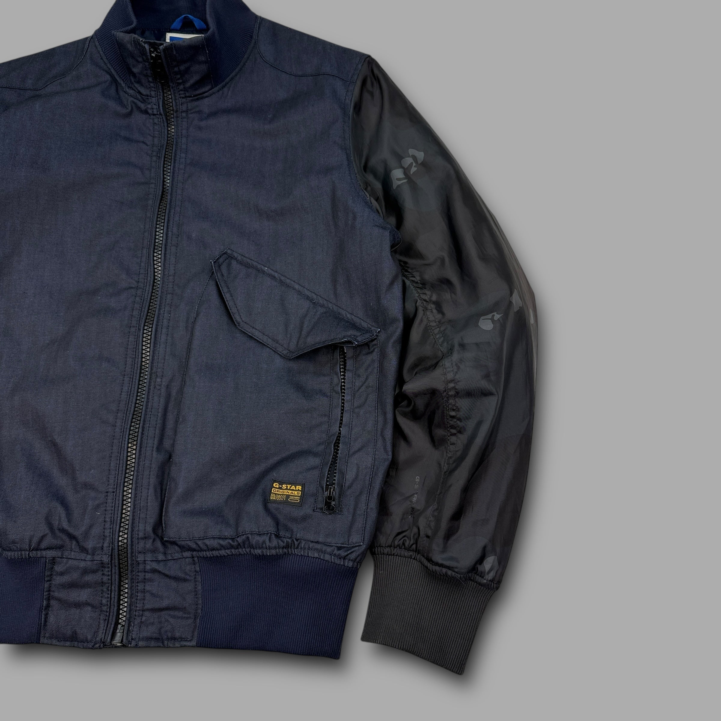 Gstar RAW 2000's technical zip-up hybrid jacket (L)