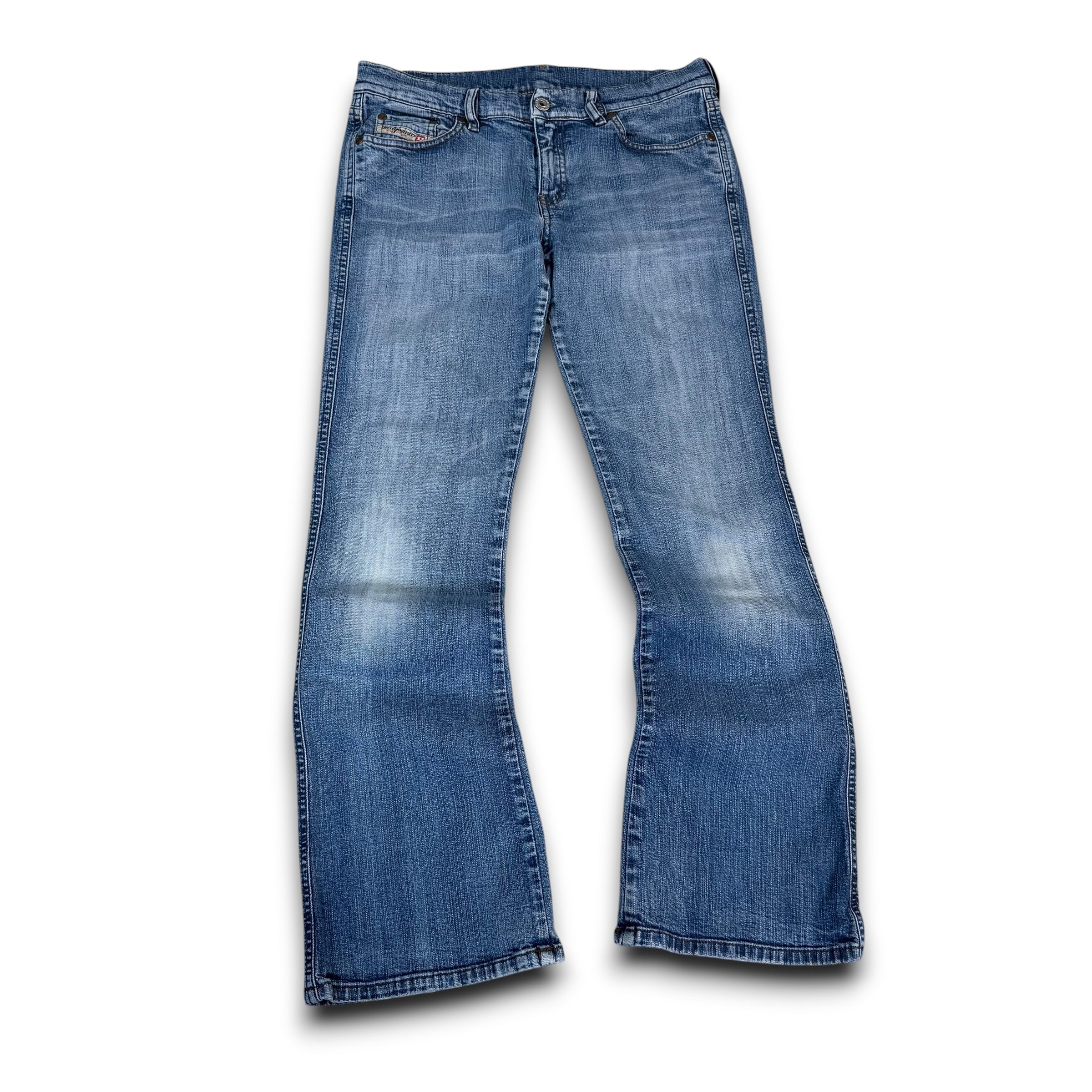 Diesel 2000's fitted light denim bootcut jeans (S) wms