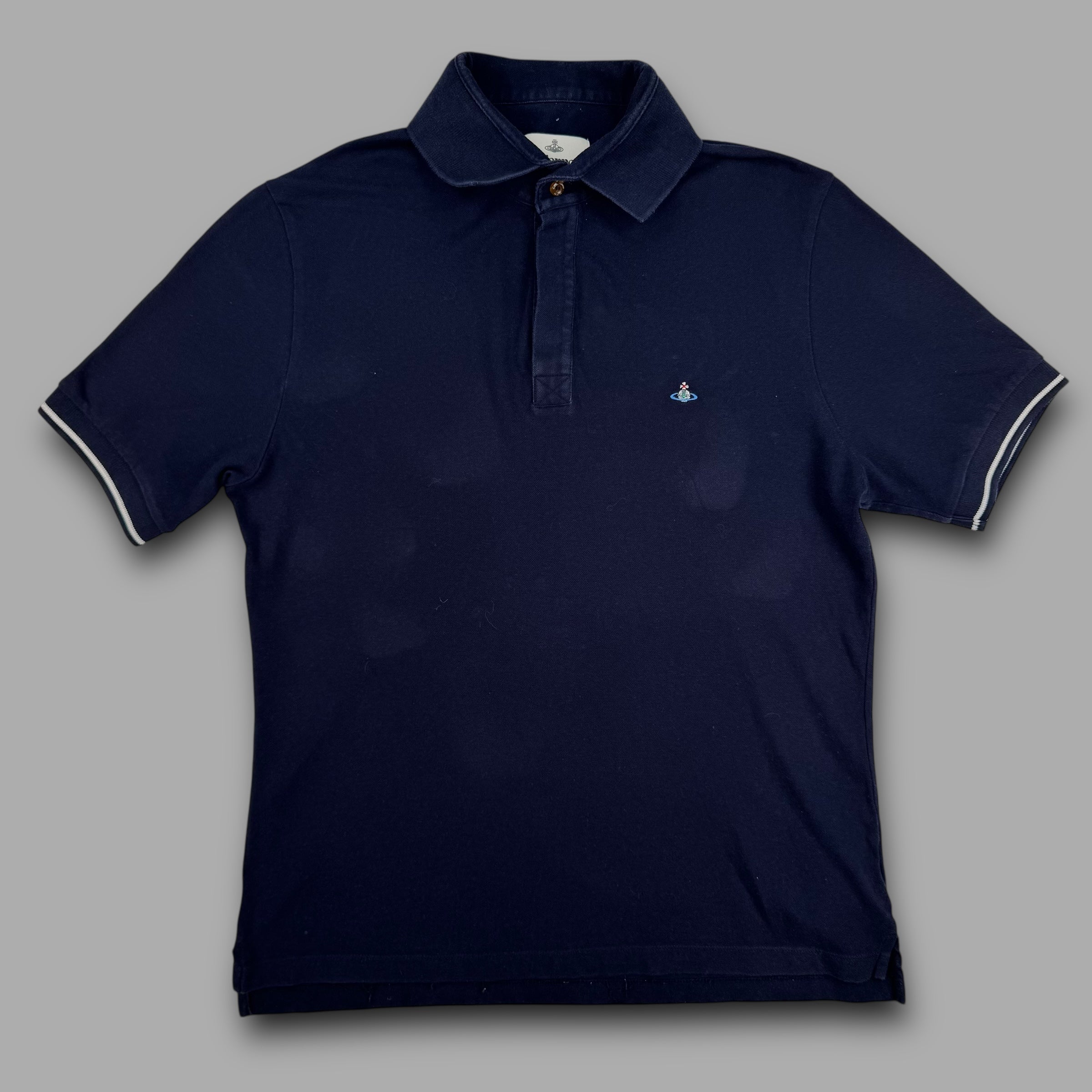 Vivienne Westwood 2000's embroidered polo shirt (L)