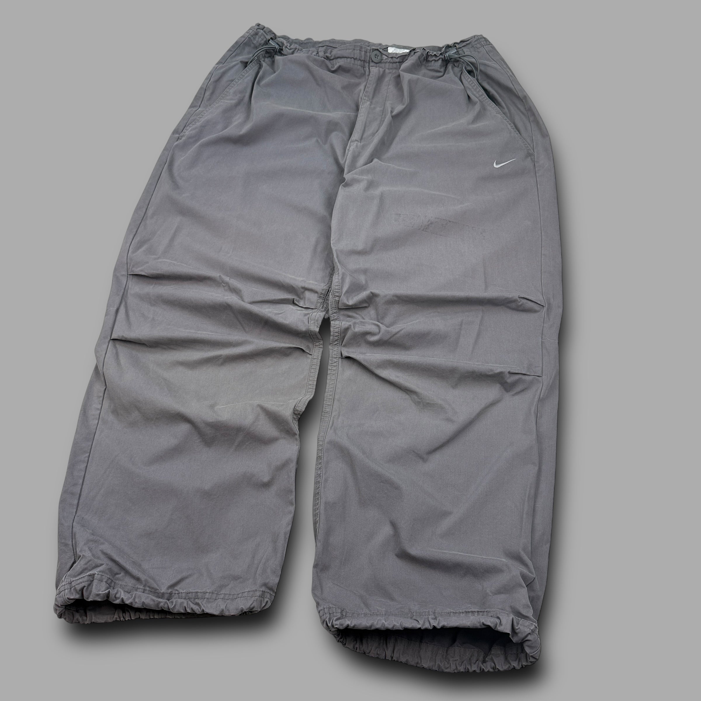 Nike 2000's technical baggy wide leg flight bottoms (XXL)