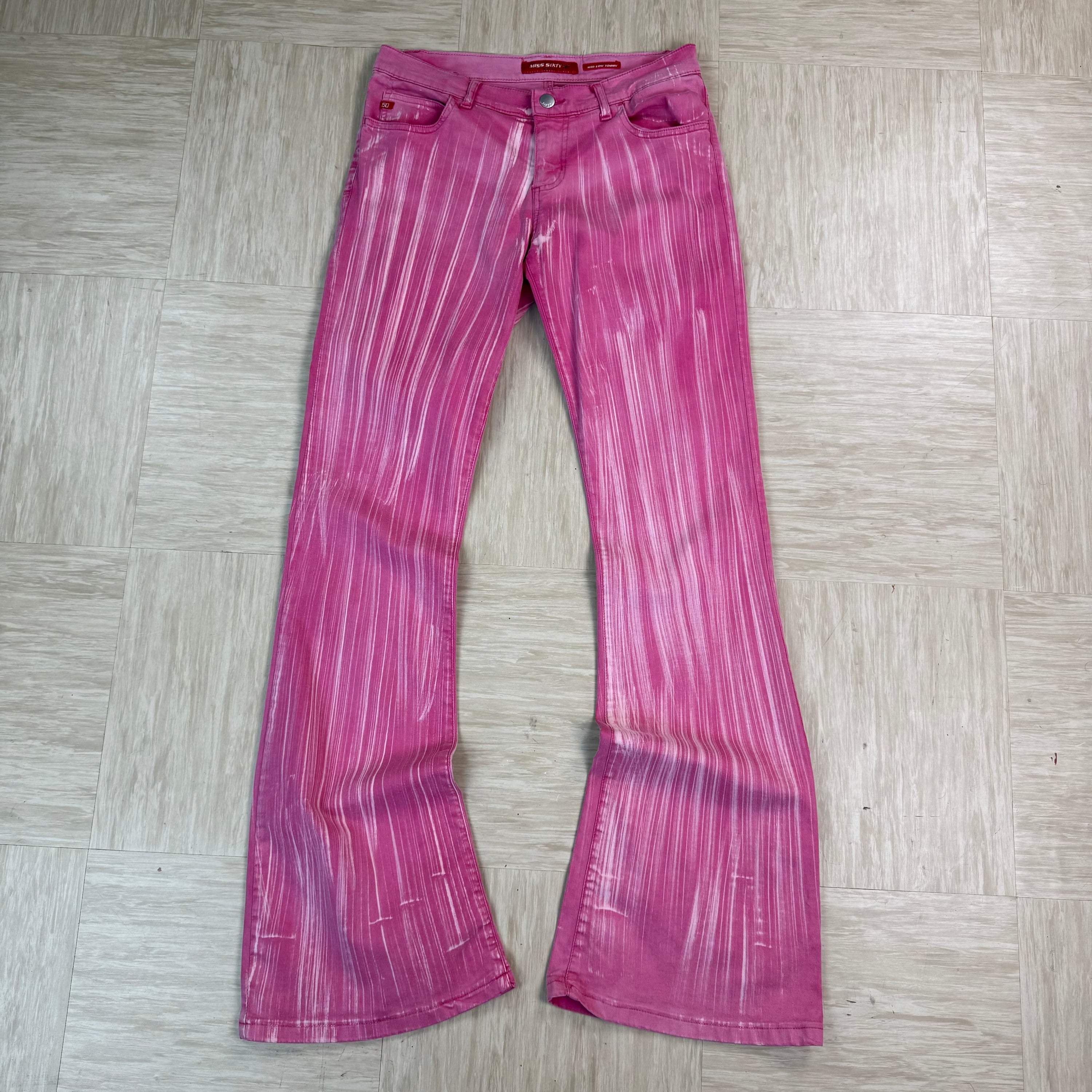 Miss sixty 2000's mid low tommy flared jeans (S)