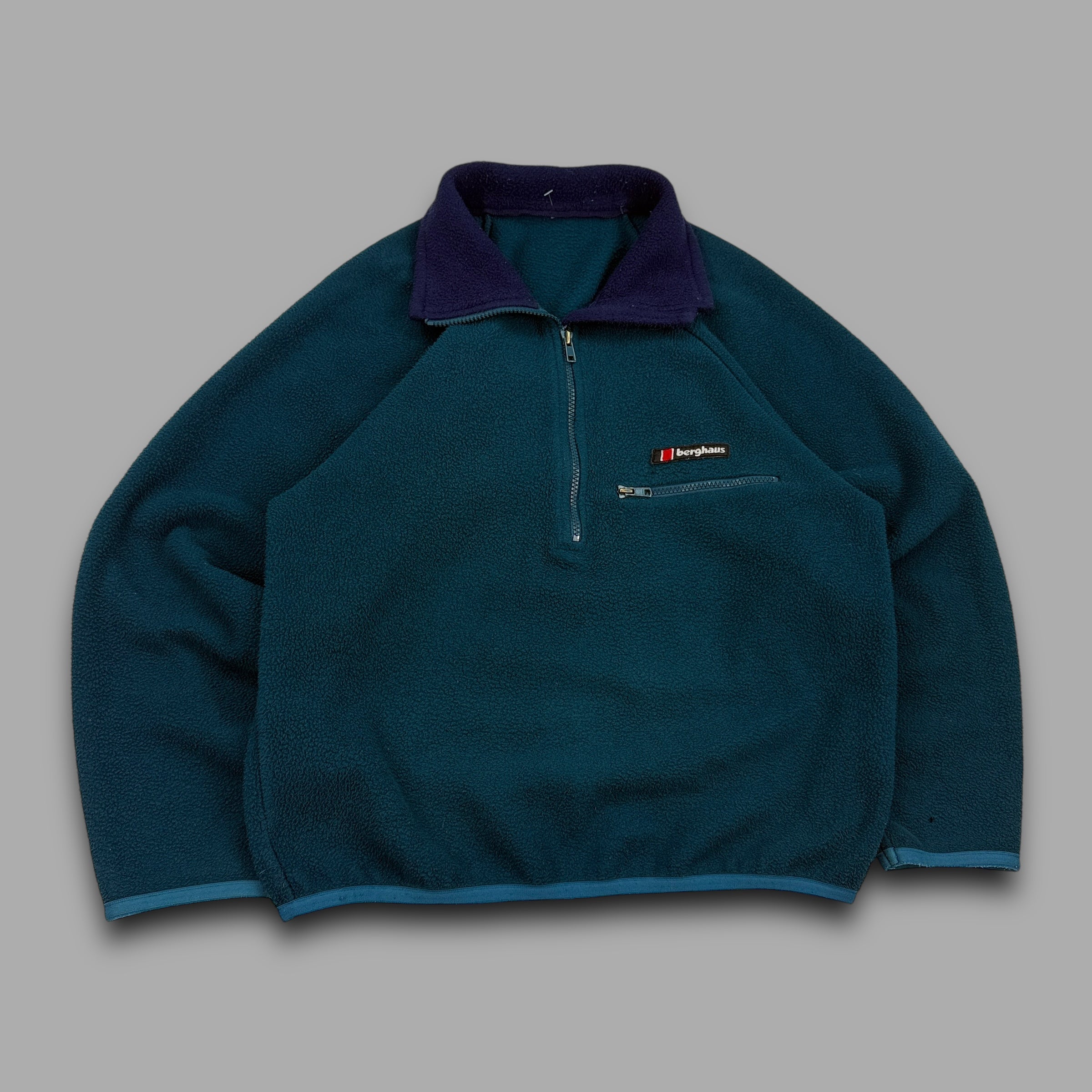 Berghaus 1990's 1/4 zip pullover fleece (S)