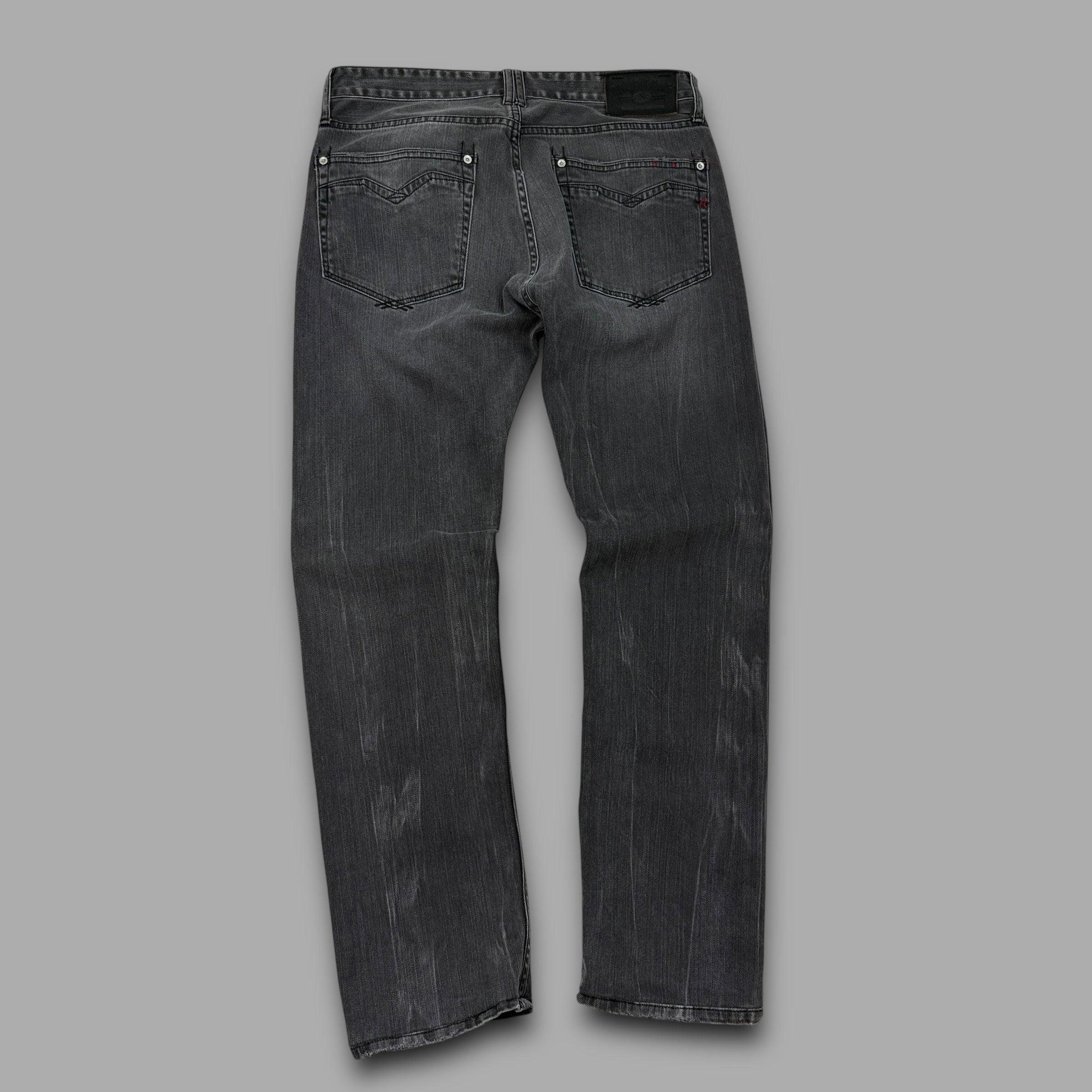 Replay 2000's washed straight fit bootcut denim jeans (M)