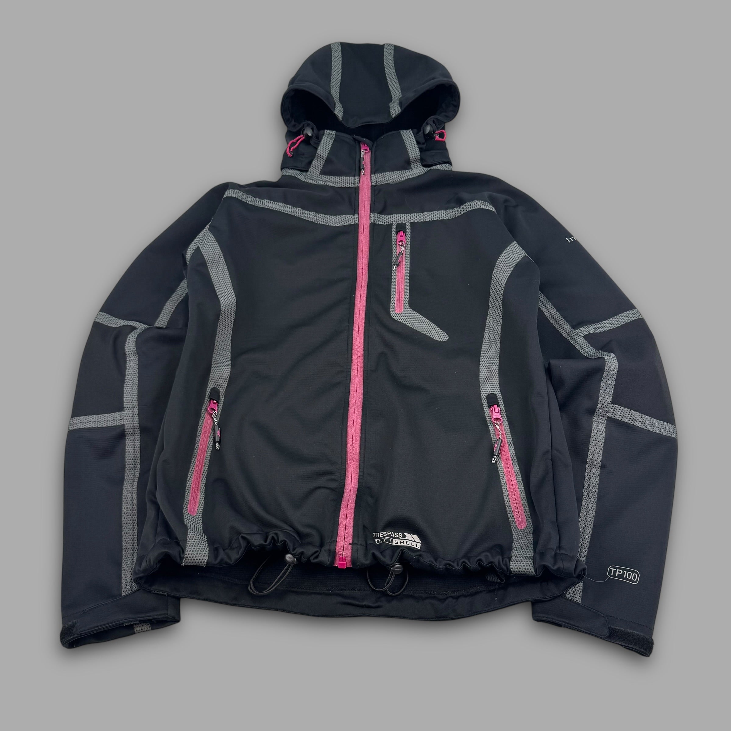 Trespass 2000's technical taped seams vented waterproof softshell jacket (L) wms