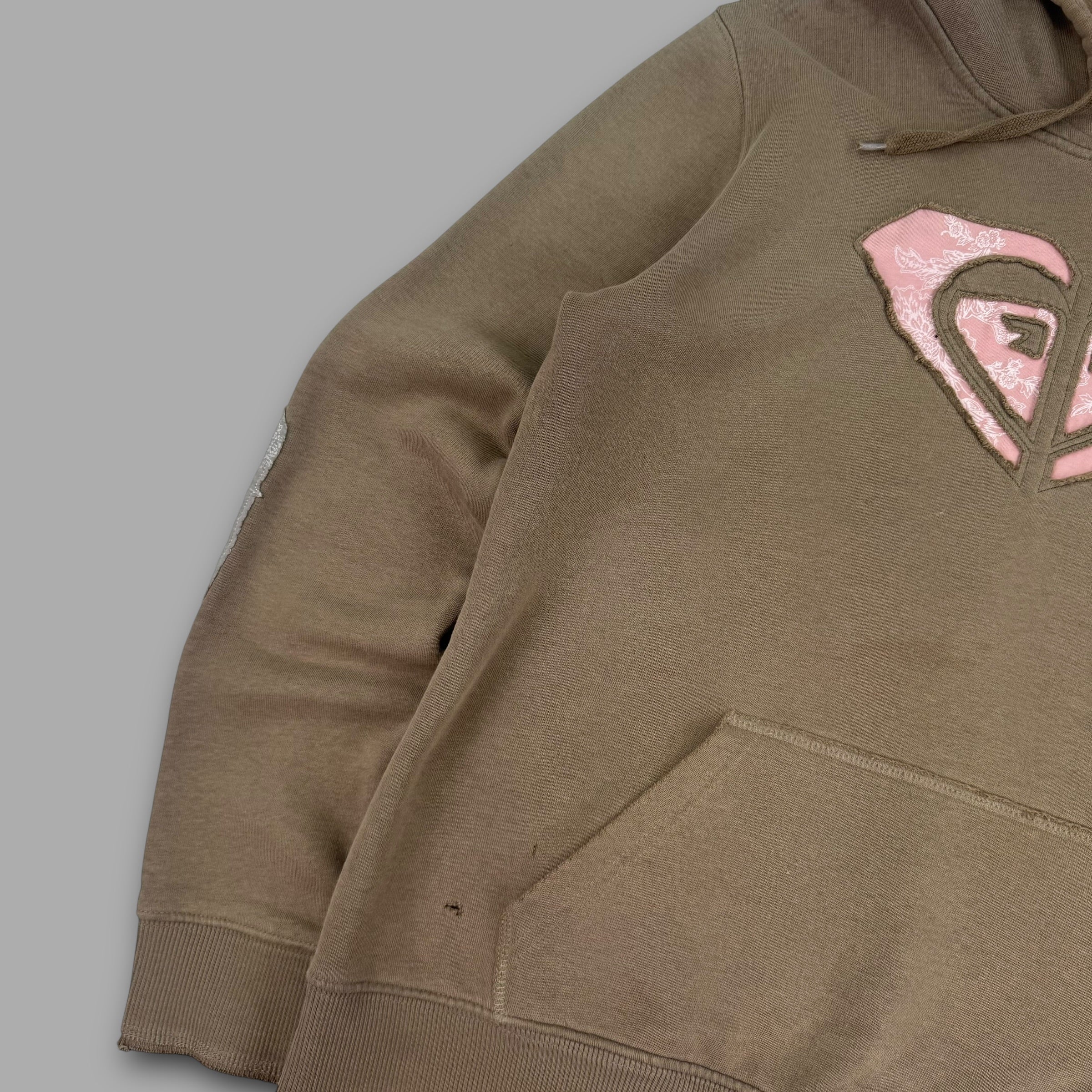 Roxy 2000's embroidered logo pull over hoodie (XL) wms