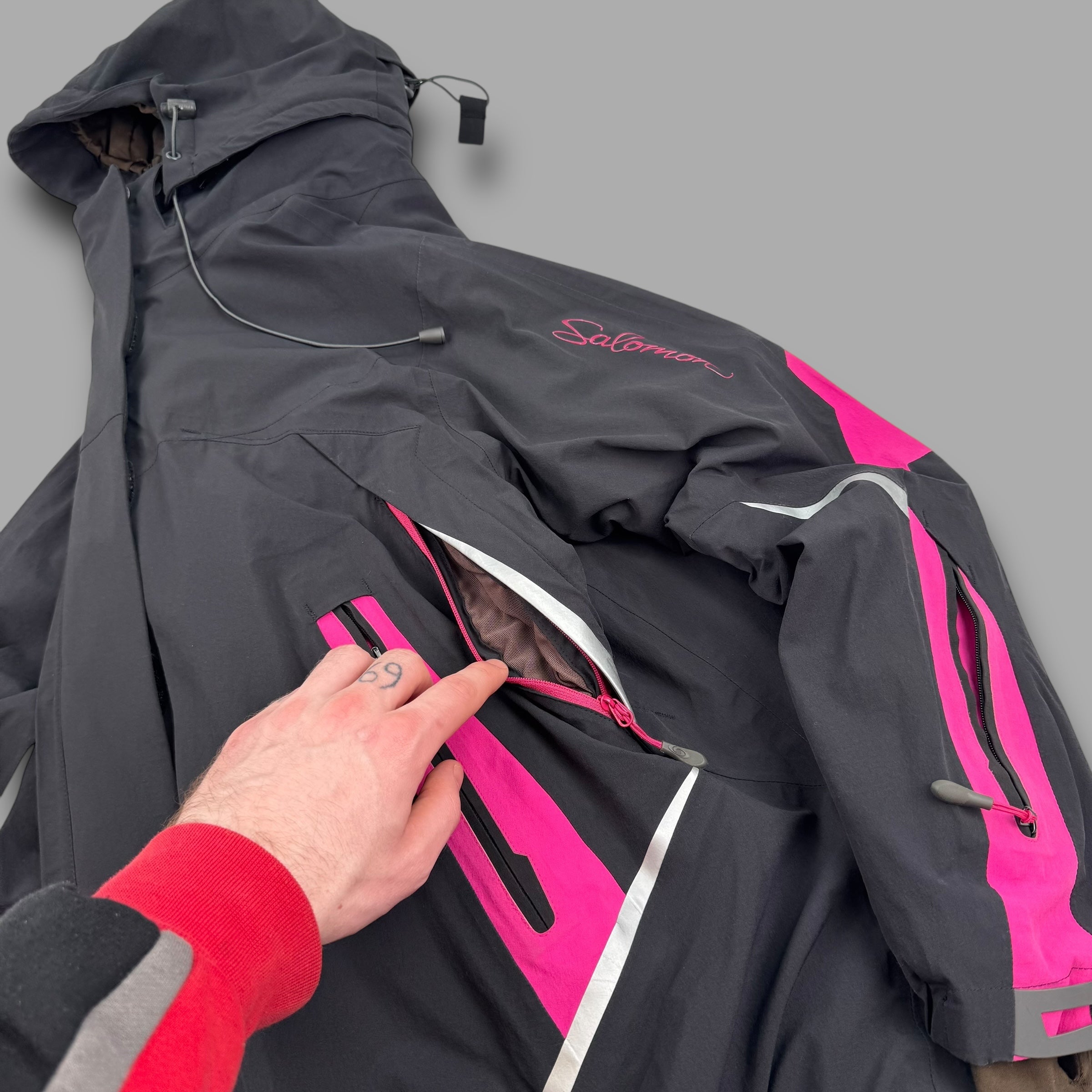 Salomon 2008 technical vented clima pro softshell ski jacket (M) wms