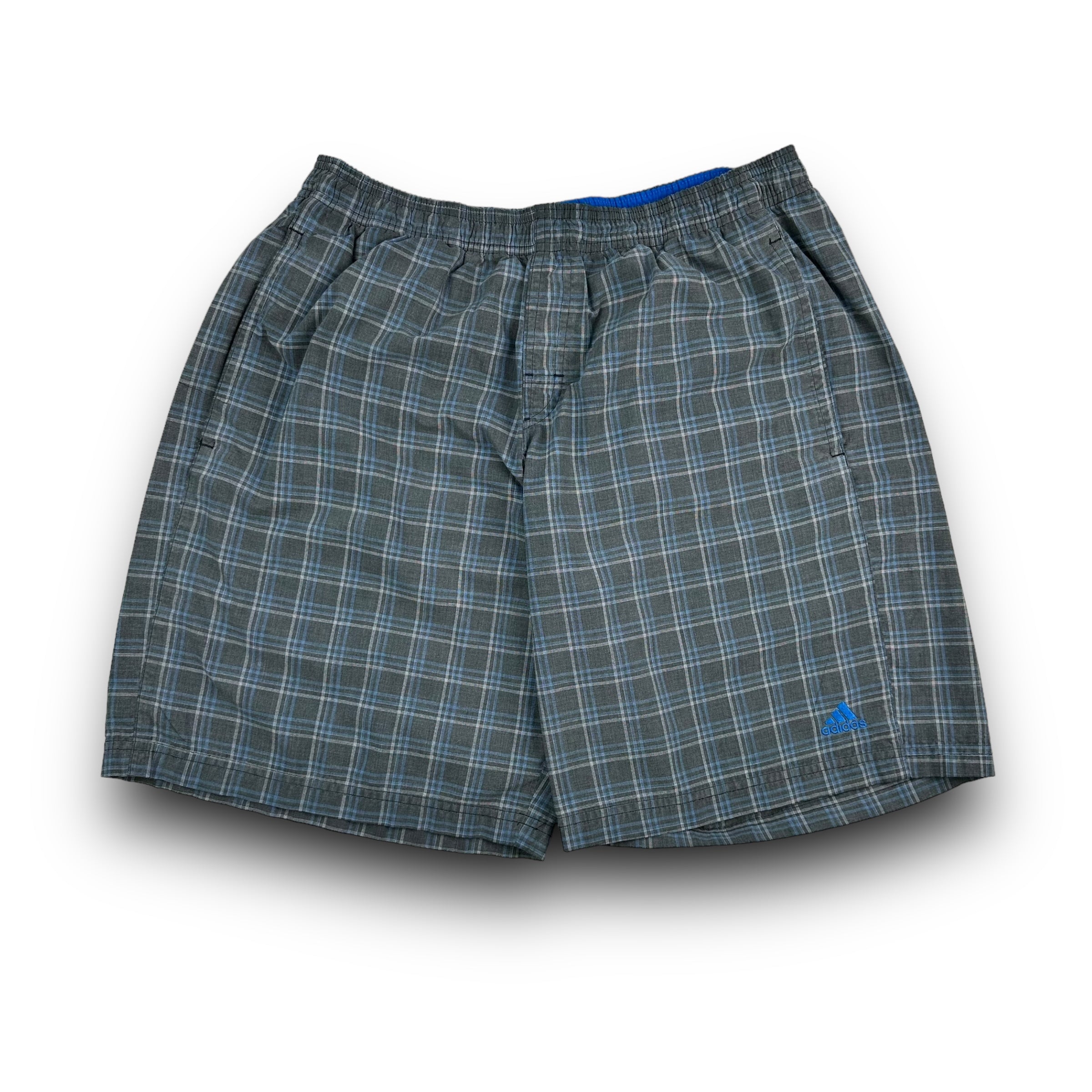 Adidas 2013 baggy plaid swim shorts (L)