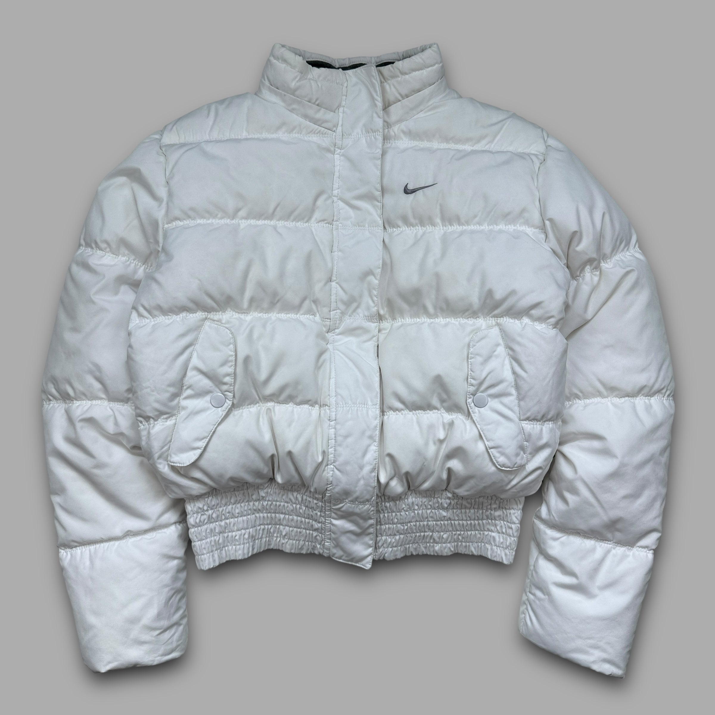 Nike 2000's technical downfilled cropped puffer jacket (S) wms