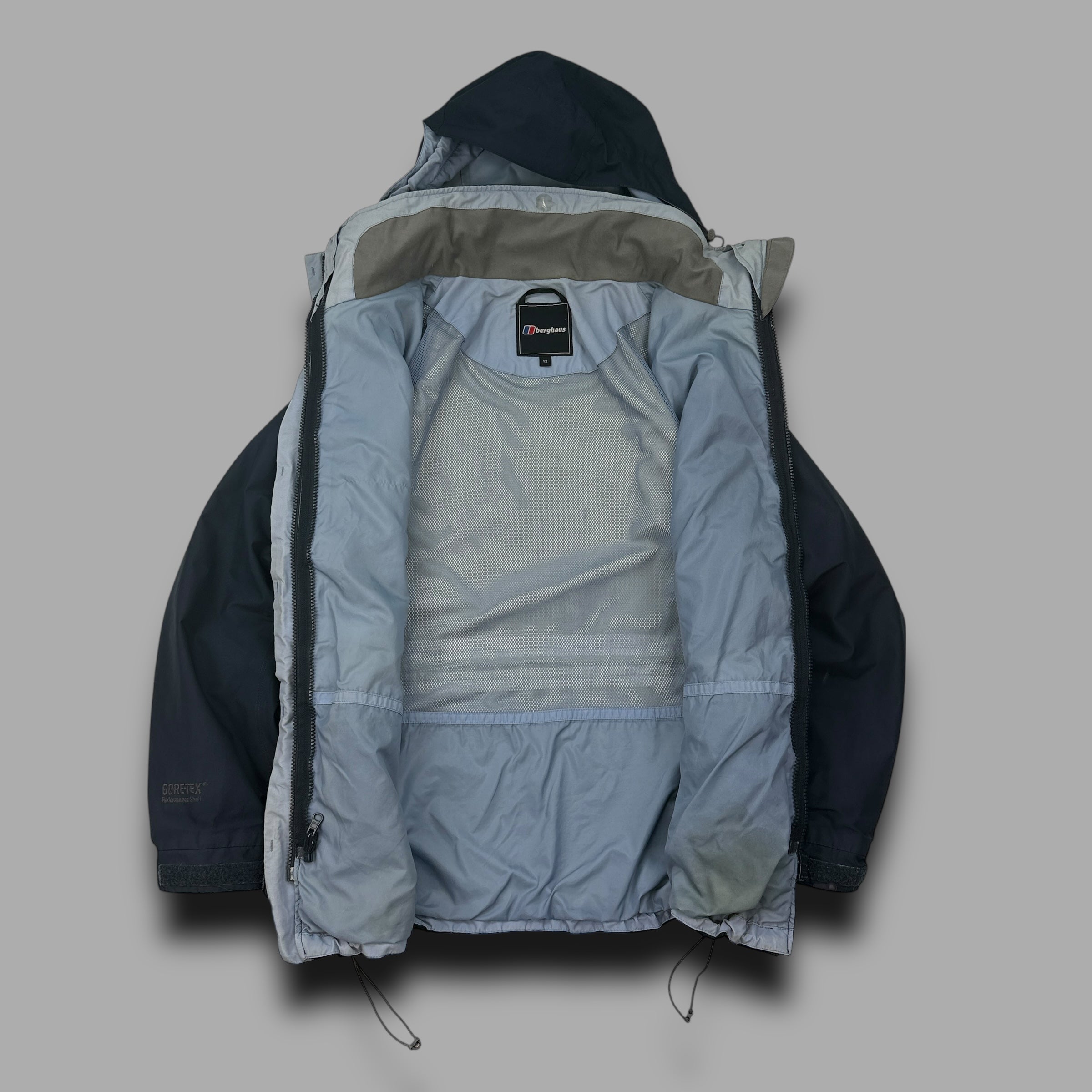 Berghaus gore-tex 2000's technical softshell zip up jacket (M)