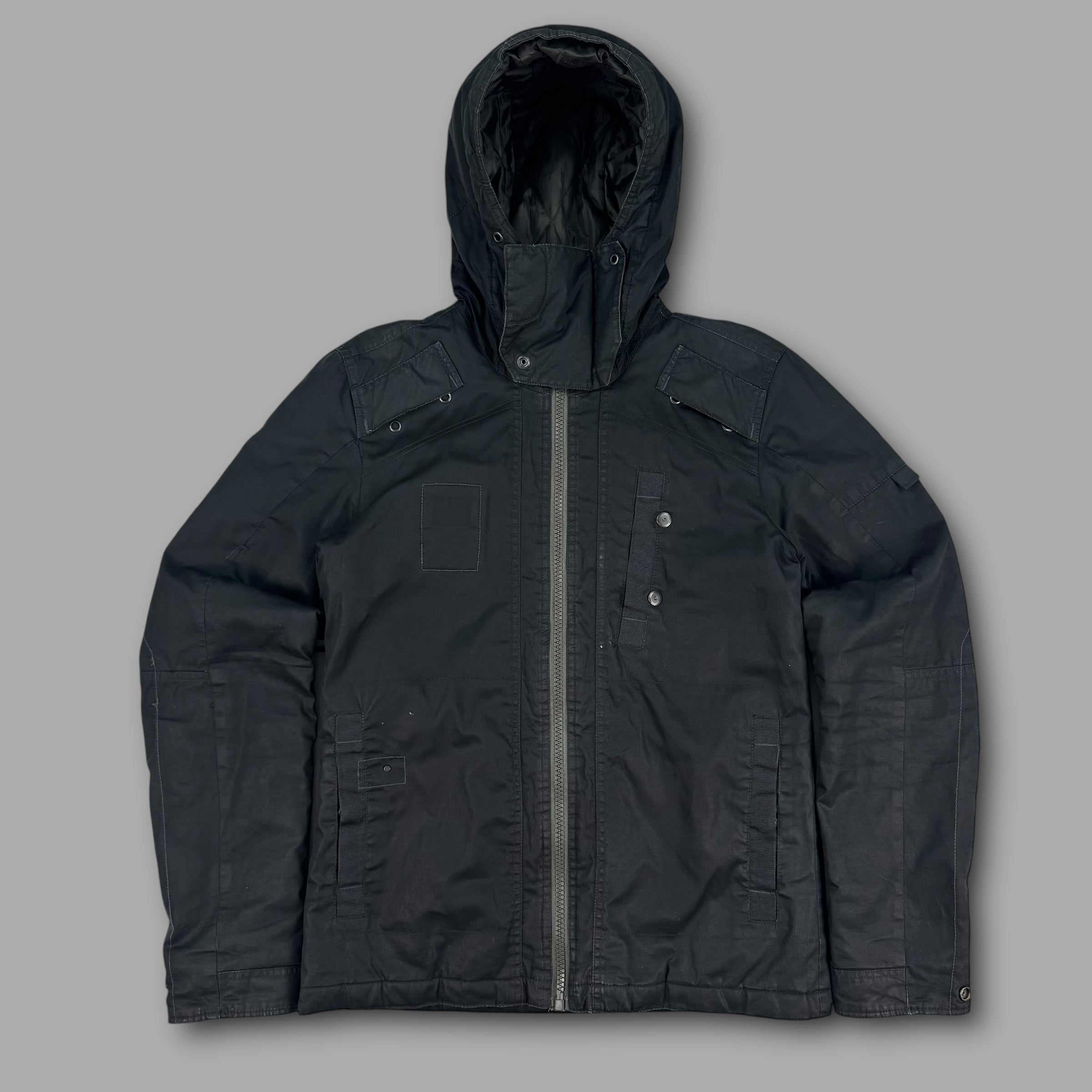Gstar RAW 2000's full zip balaclava cargo jacket (M)