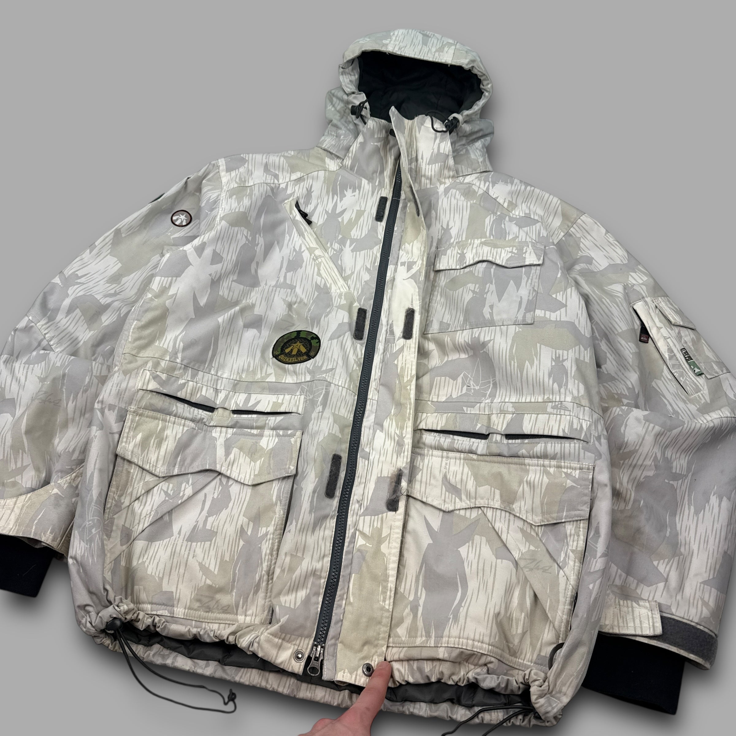 Quiksilver x futura 2007 FU splinter DMP ski jacket (M)