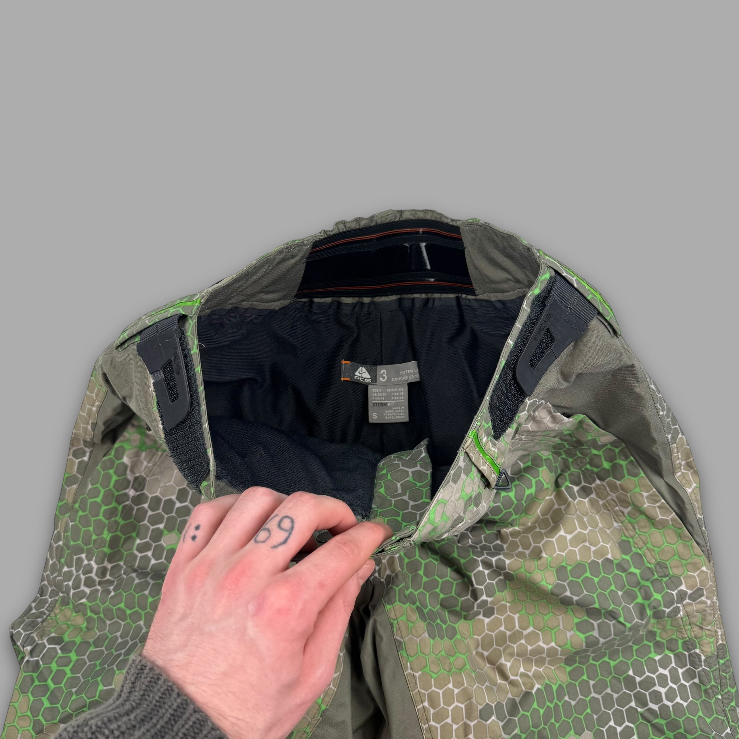 Nike ACG 2000's technical hex monogram ski sallopettes (S)