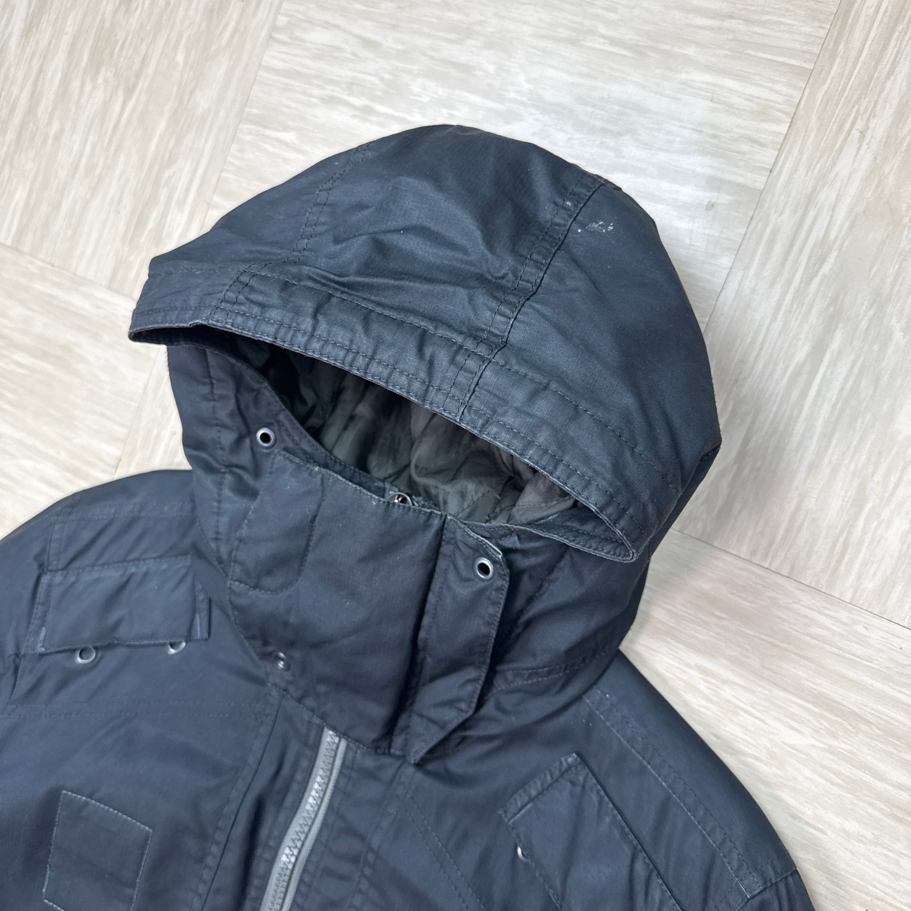 Gstar RAW 2000's technical full zip balaclava style cargo jacket (M)