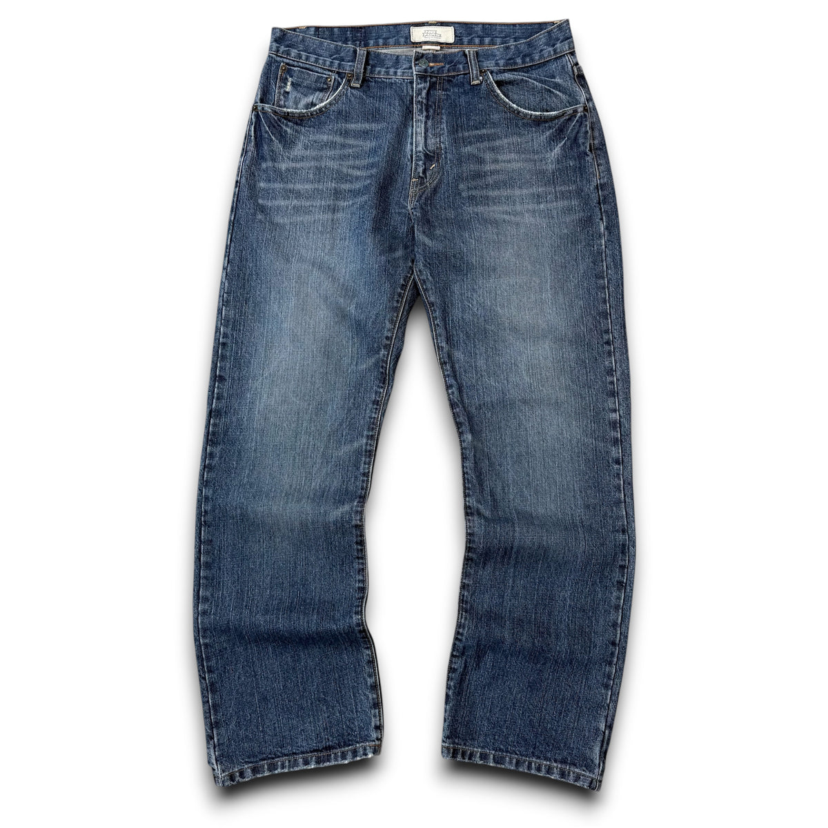 No fear 2000's relaxed fit denim straight leg jeans (S)
