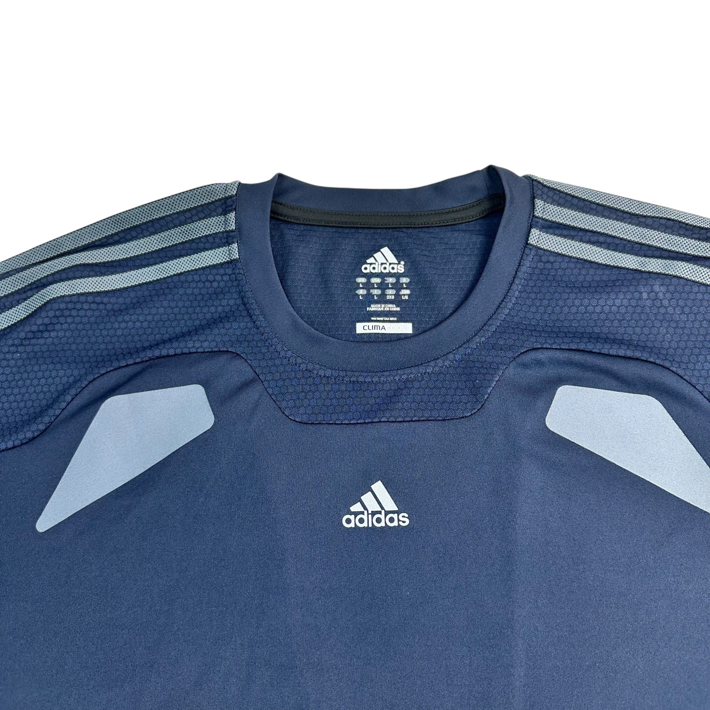 Adidas 2009 technical paneled clima-cool tee (L)