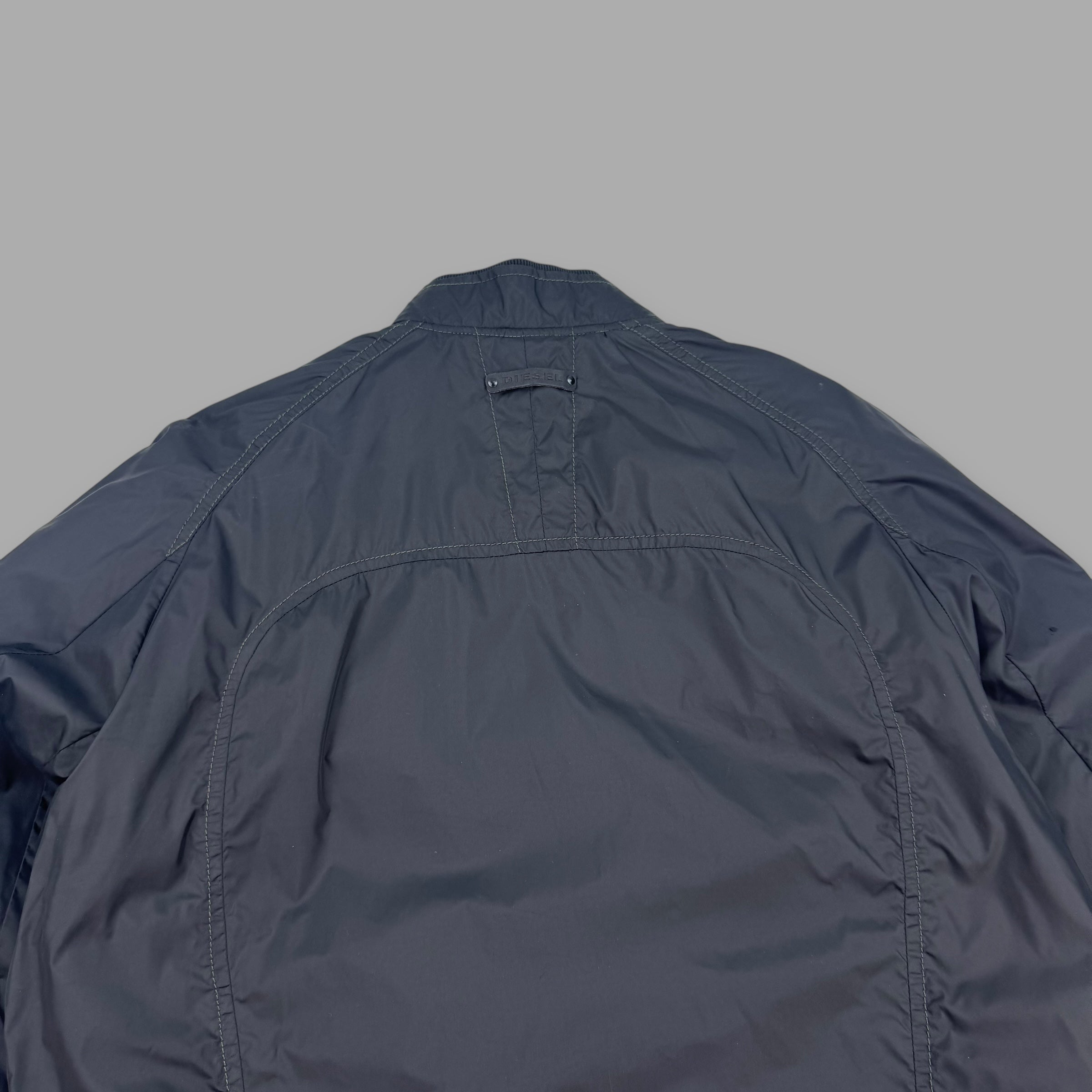 Diesel 2000's technical nylon contrast stitch lightweight jacket (L)