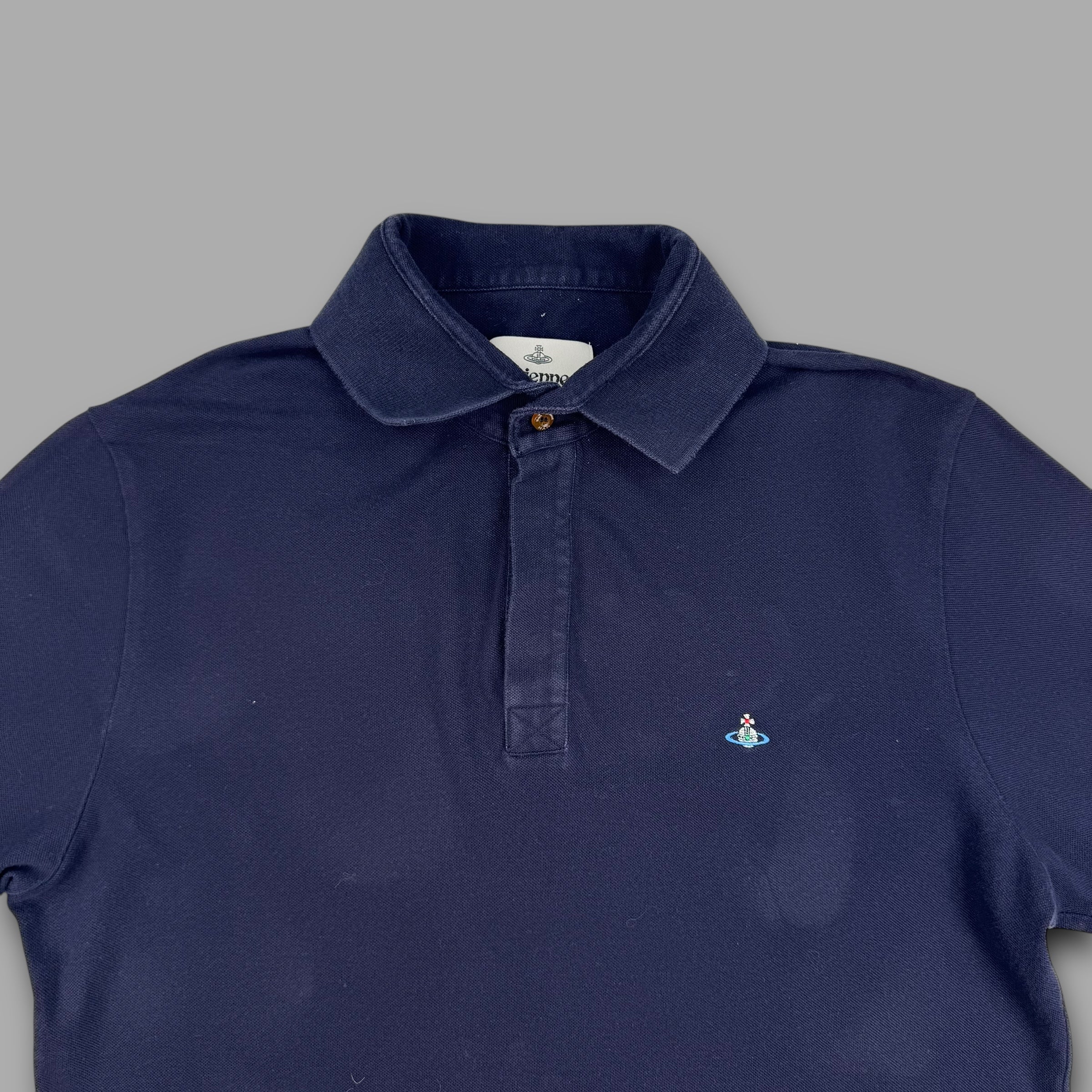 Vivienne Westwood 2000's embroidered polo shirt (L)