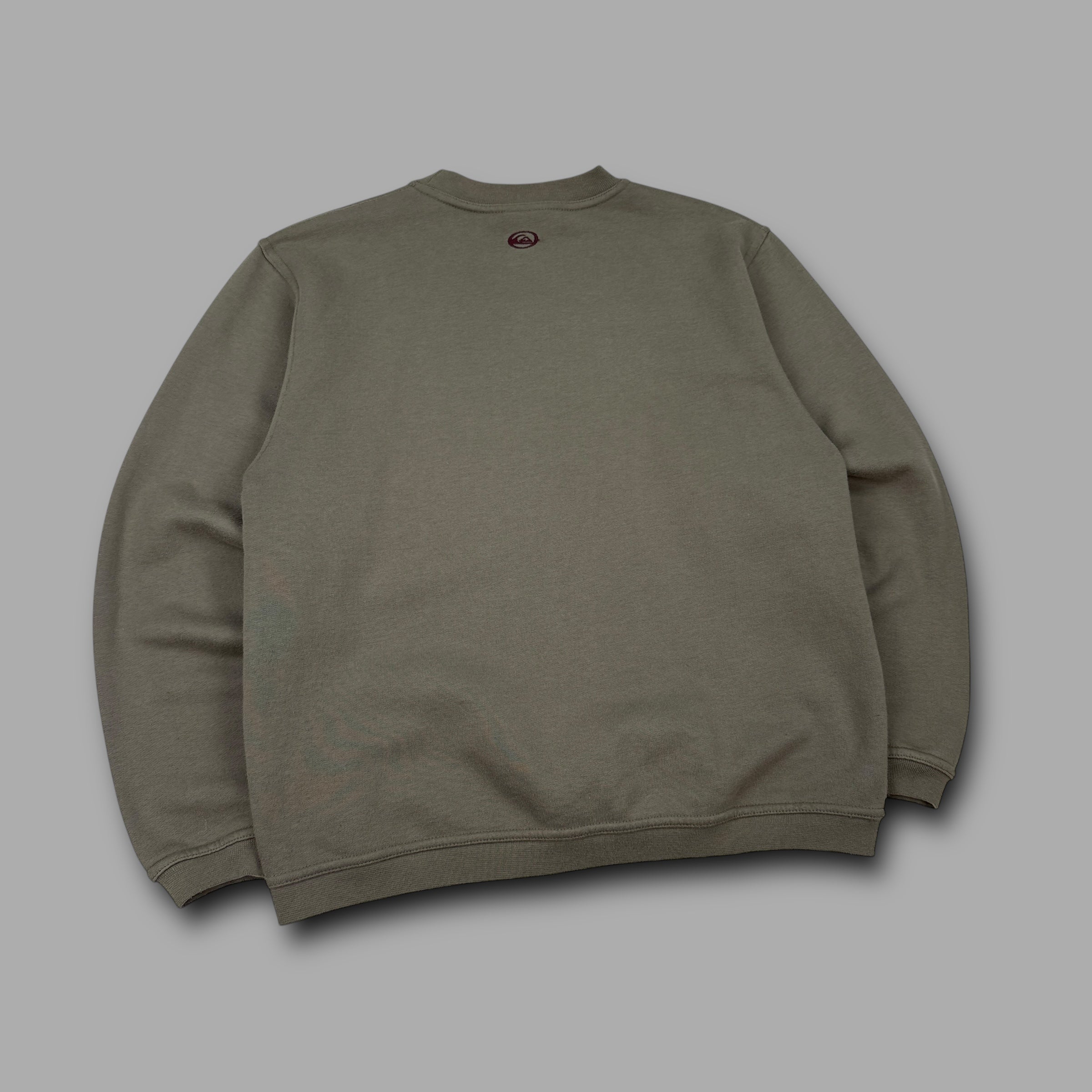 Quiksilver 2000's spellout embrodiered pullover sweatshirt (XS)