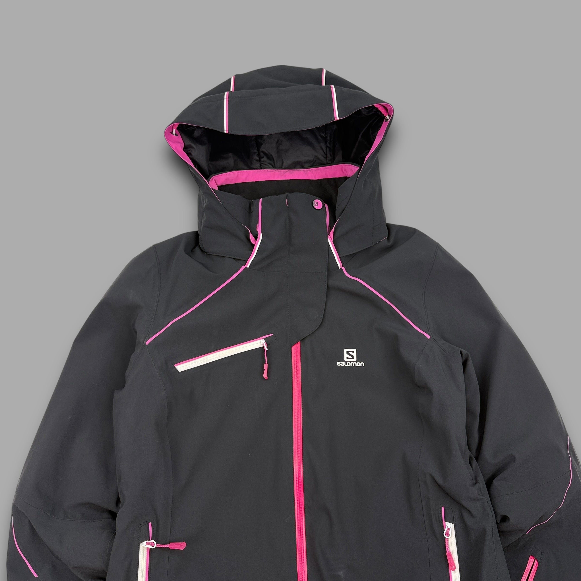 Salomon 2017 technical advanced skin softshell ski jacket (L) wms