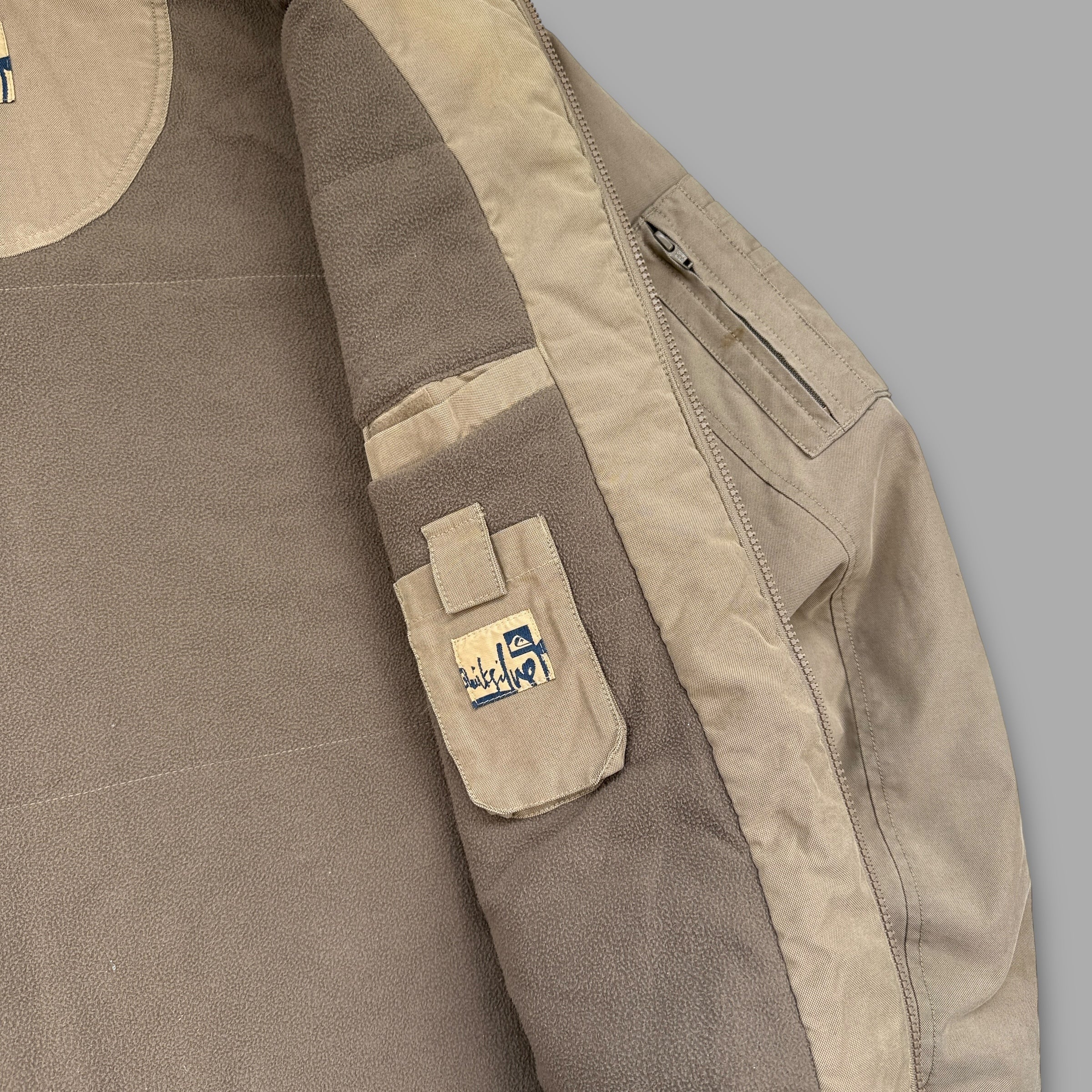 Quiksilver 2000's technical multi-pocket parka jacket (XL)
