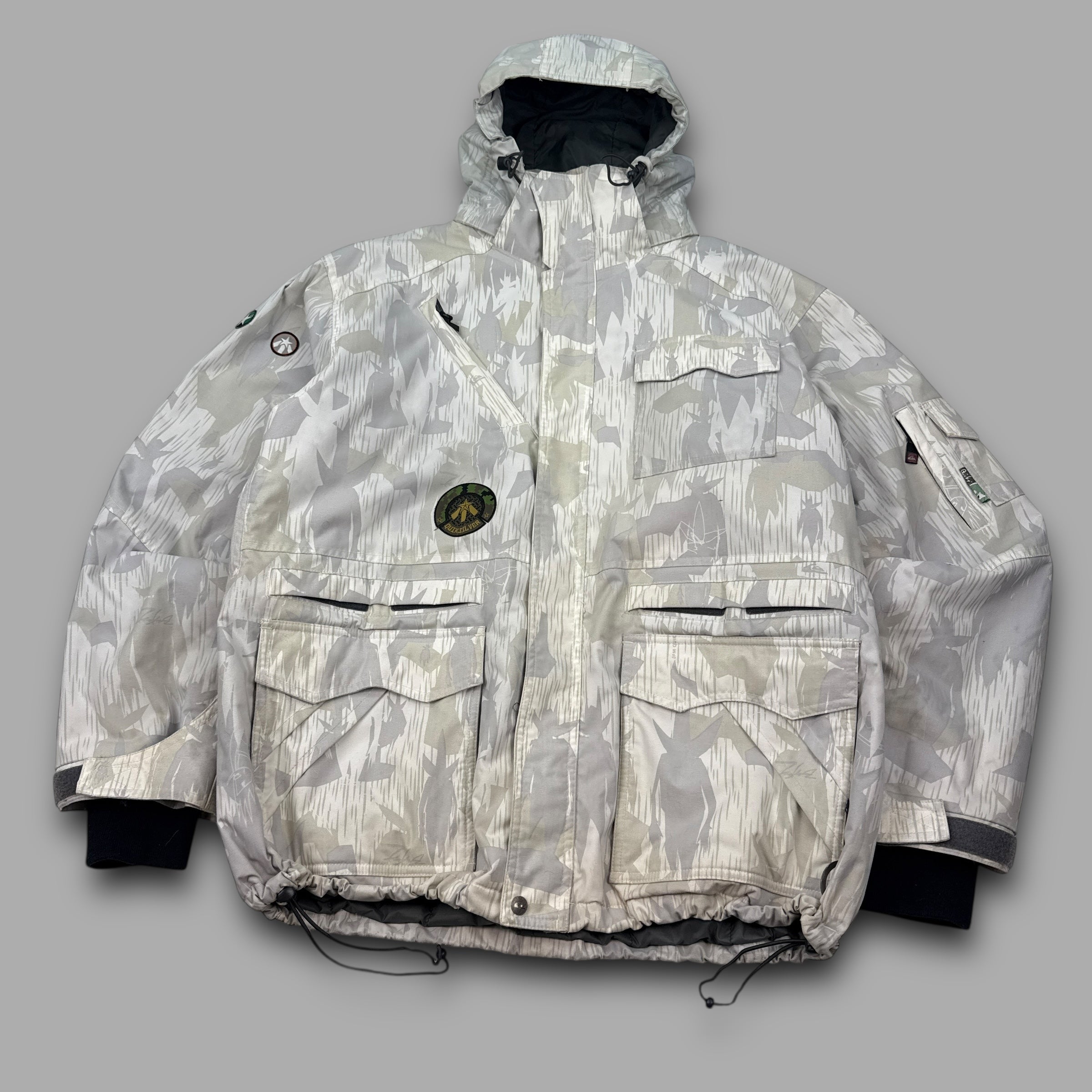 Quiksilver x futura 2007 FU splinter DMP ski jacket (M)