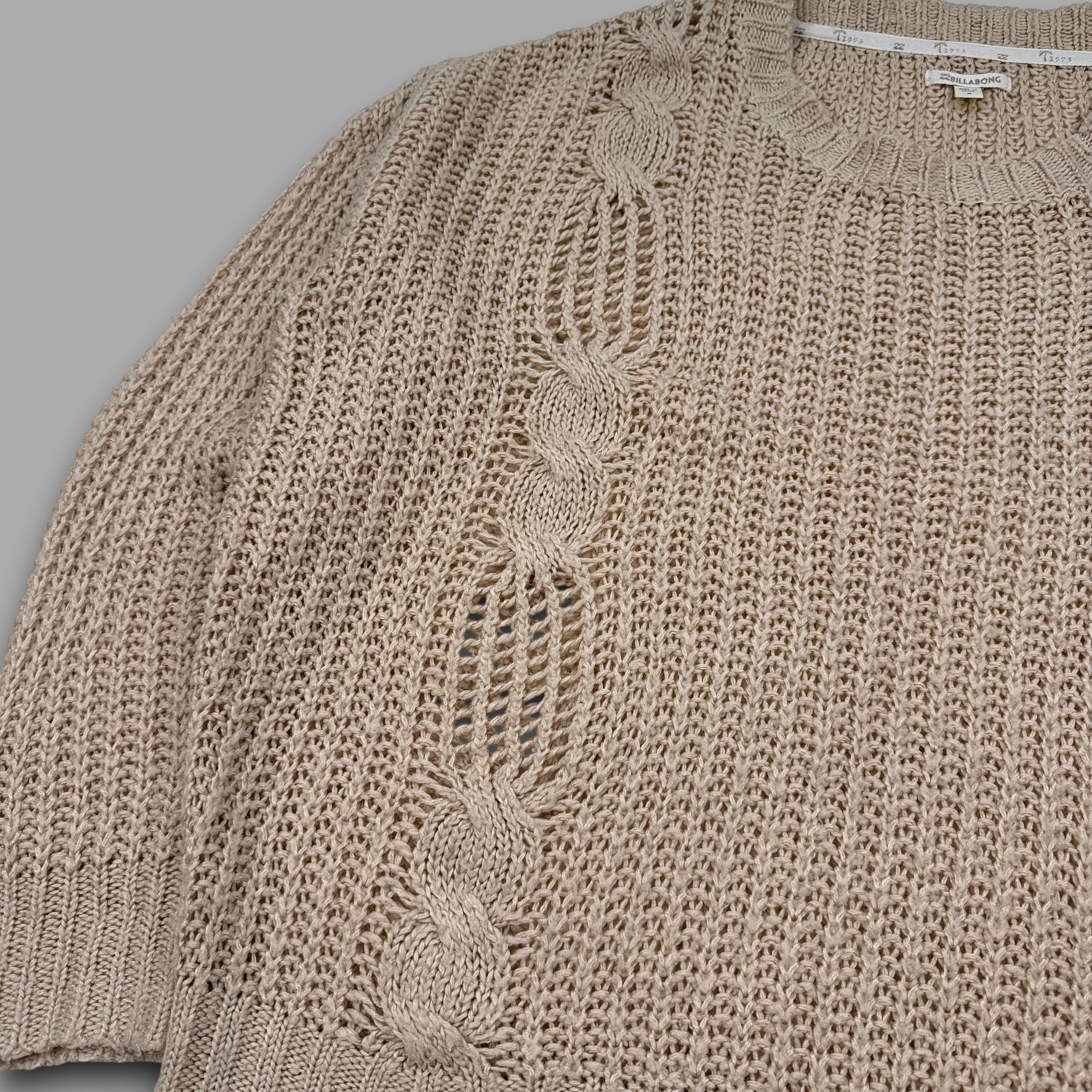 Billabong 2000's pullover knit sweatshirt (M)