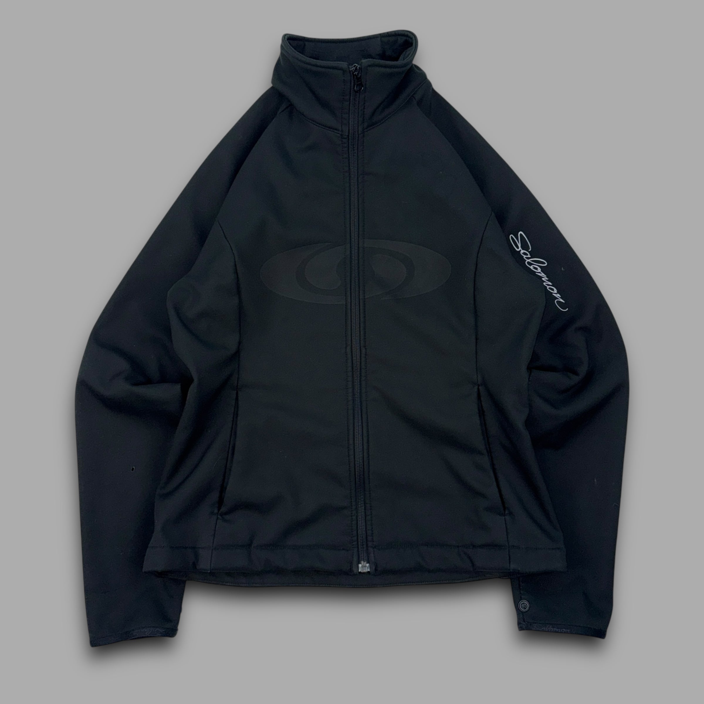 Salomon 2010 technical softshell zip-up skiing midlayer (S)