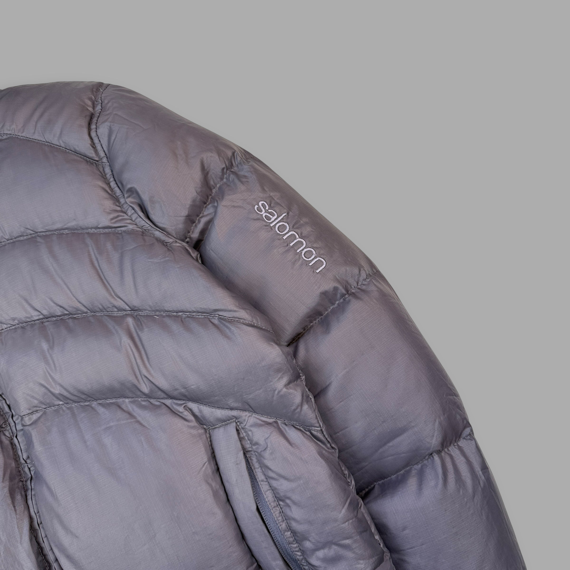 Salomon 2000's downfilled nylon puffer jacket (M)