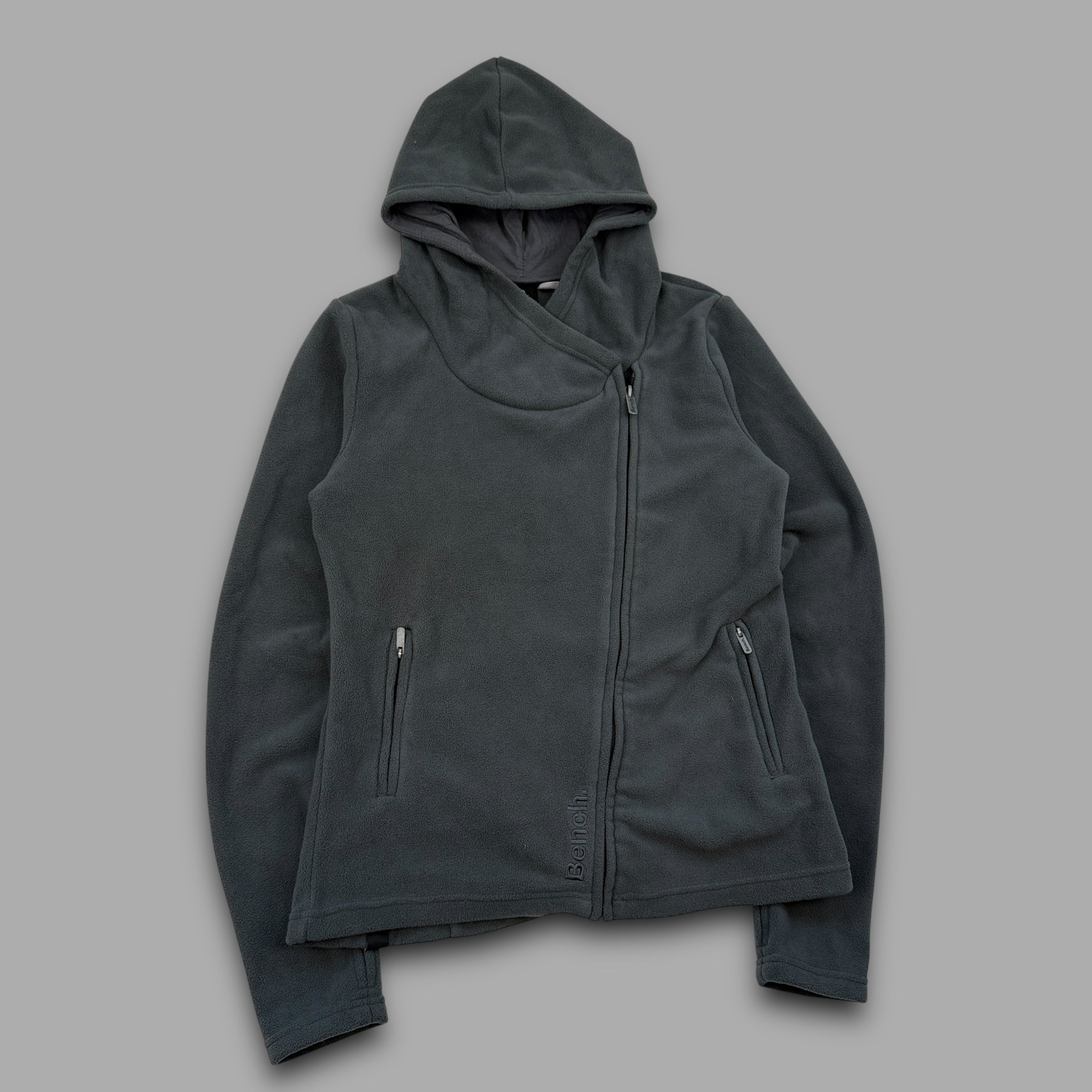Bench 2000's technical asymmetrical zip fleece jacket (M)