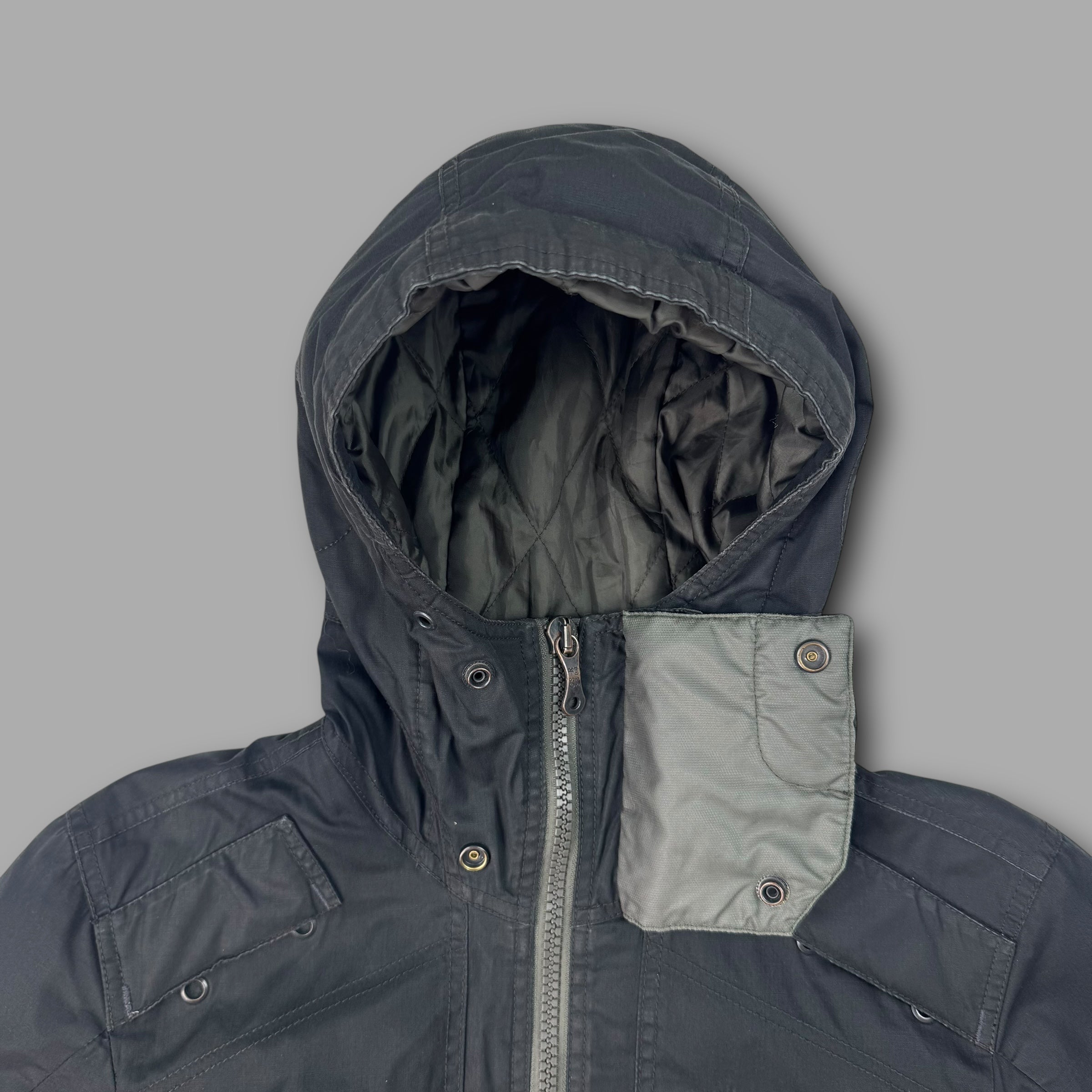 Gstar RAW 2000's full zip balaclava cargo jacket (M)