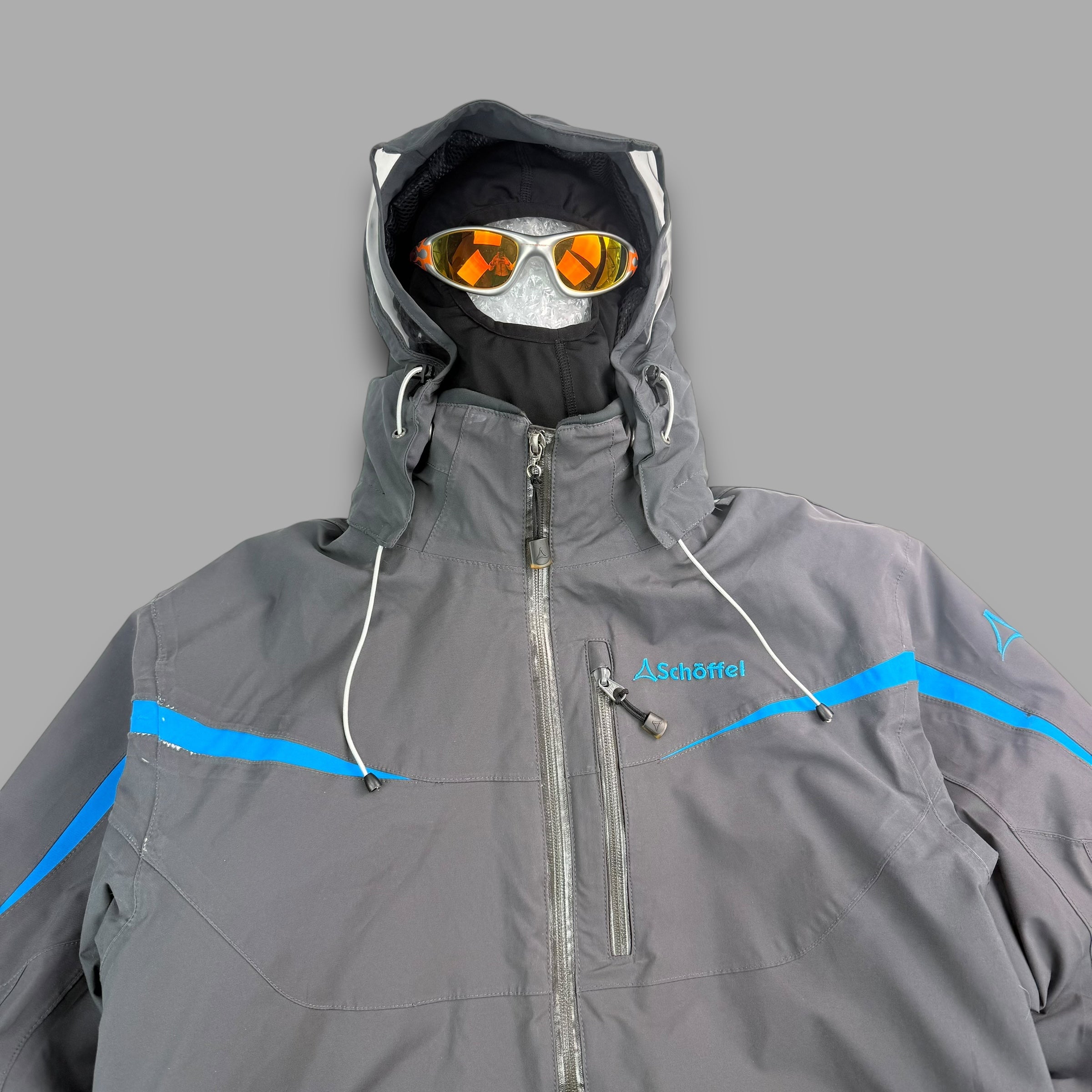 Schoffel 2000's technical built in balaclava ski jacket (L)