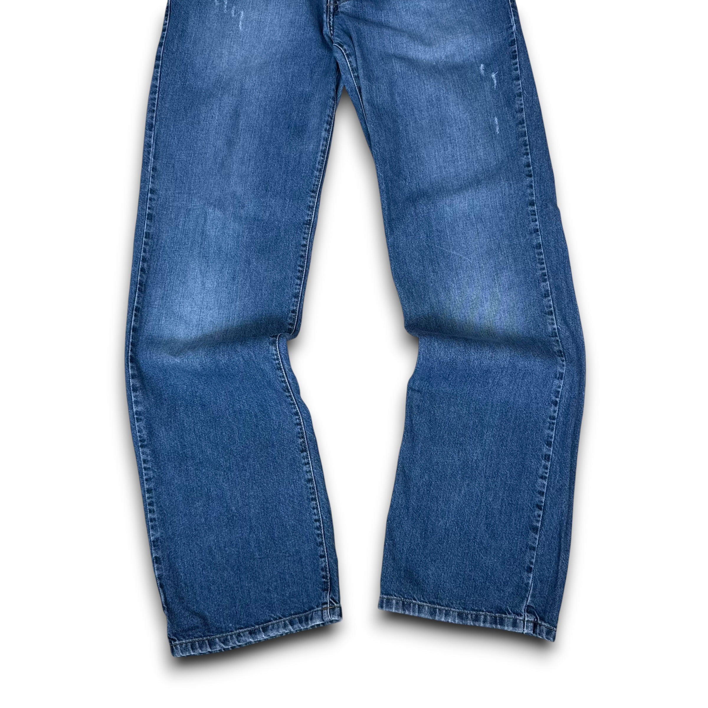 Dolce and gabbana 2000's low rise baggy straight leg denim jeans (M-L)