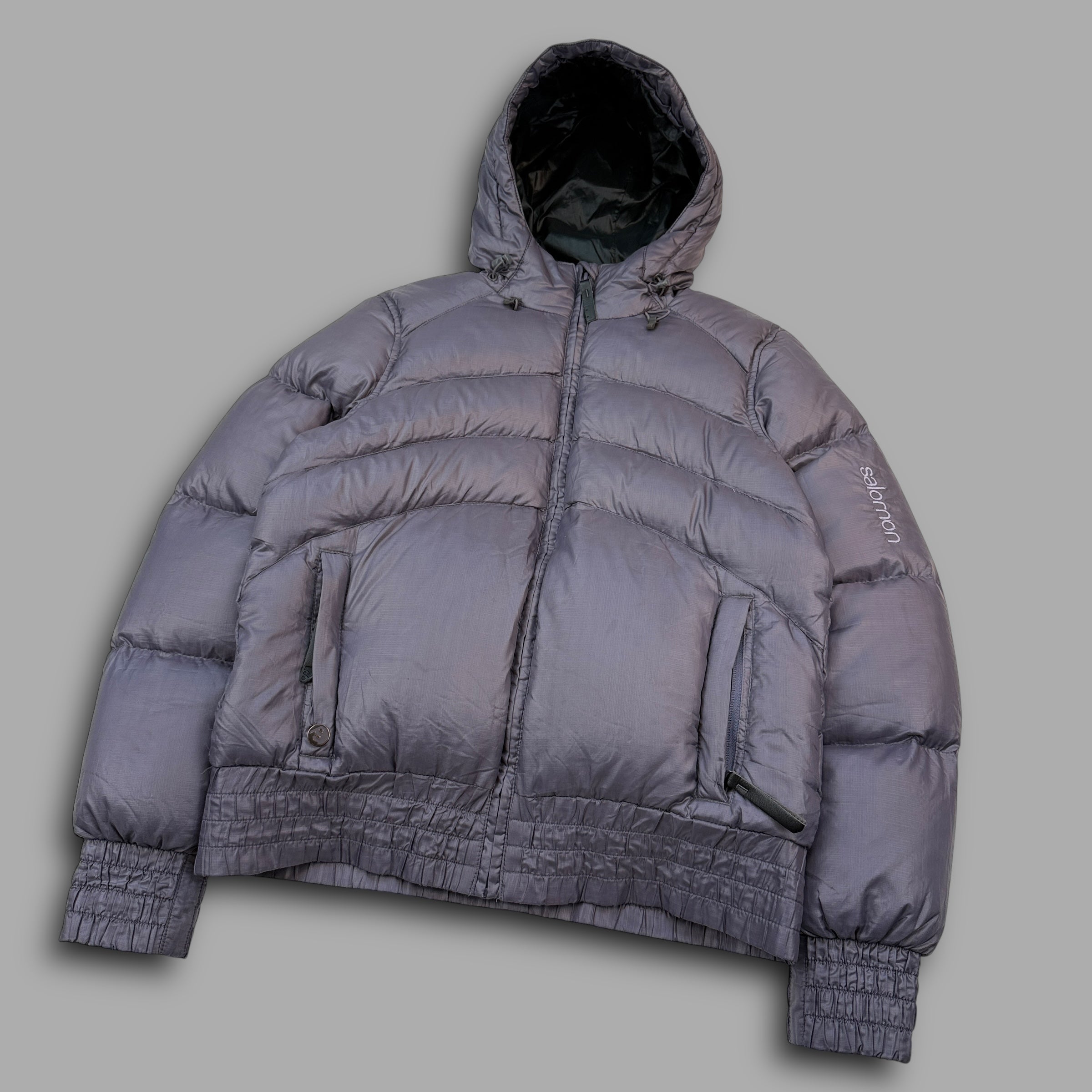Salomon 2000's downfilled nylon puffer jacket (M)