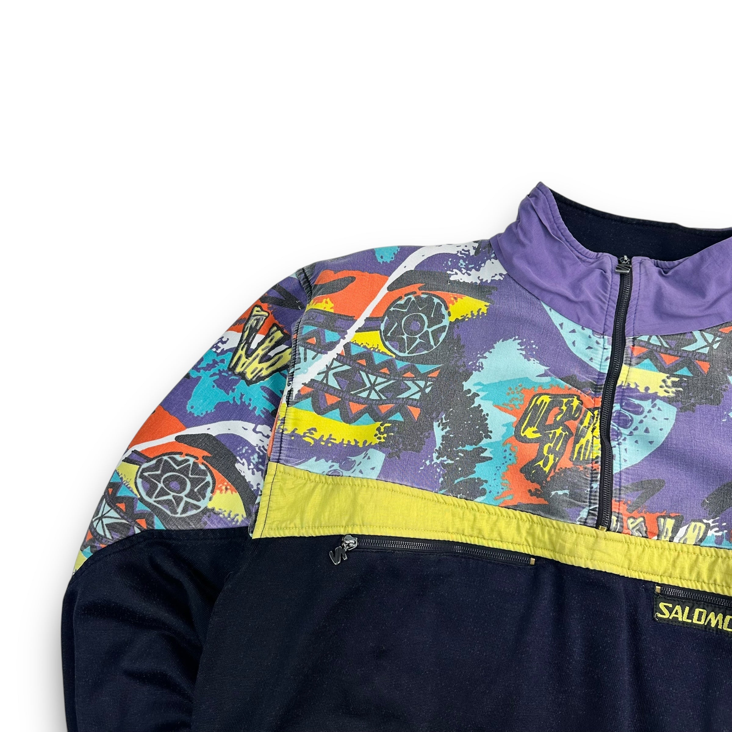 Salomon 1990's pullover 1/4 zip sweatshirt (S-M)