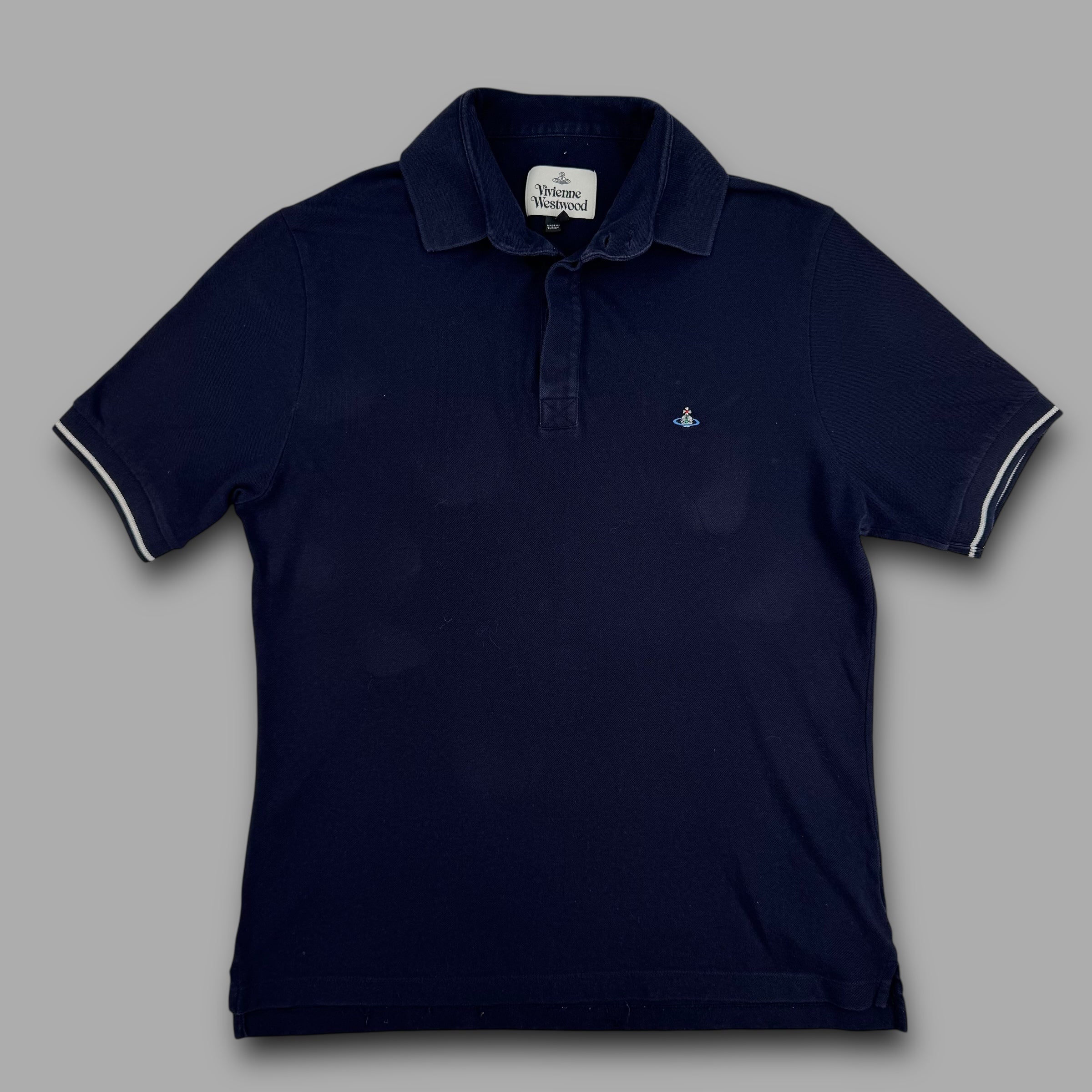 Vivienne Westwood 2000's embroidered polo shirt (L)