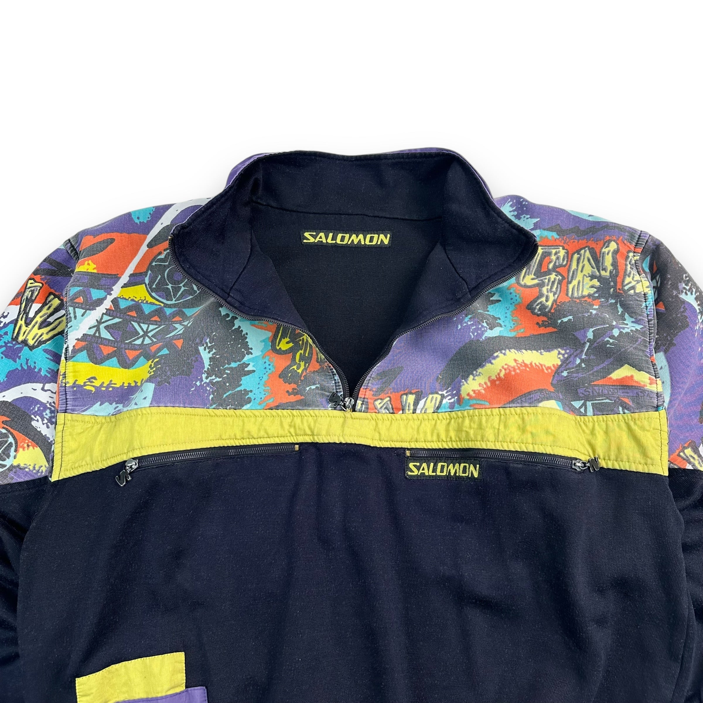 Salomon 1990's pullover 1/4 zip sweatshirt (S-M)