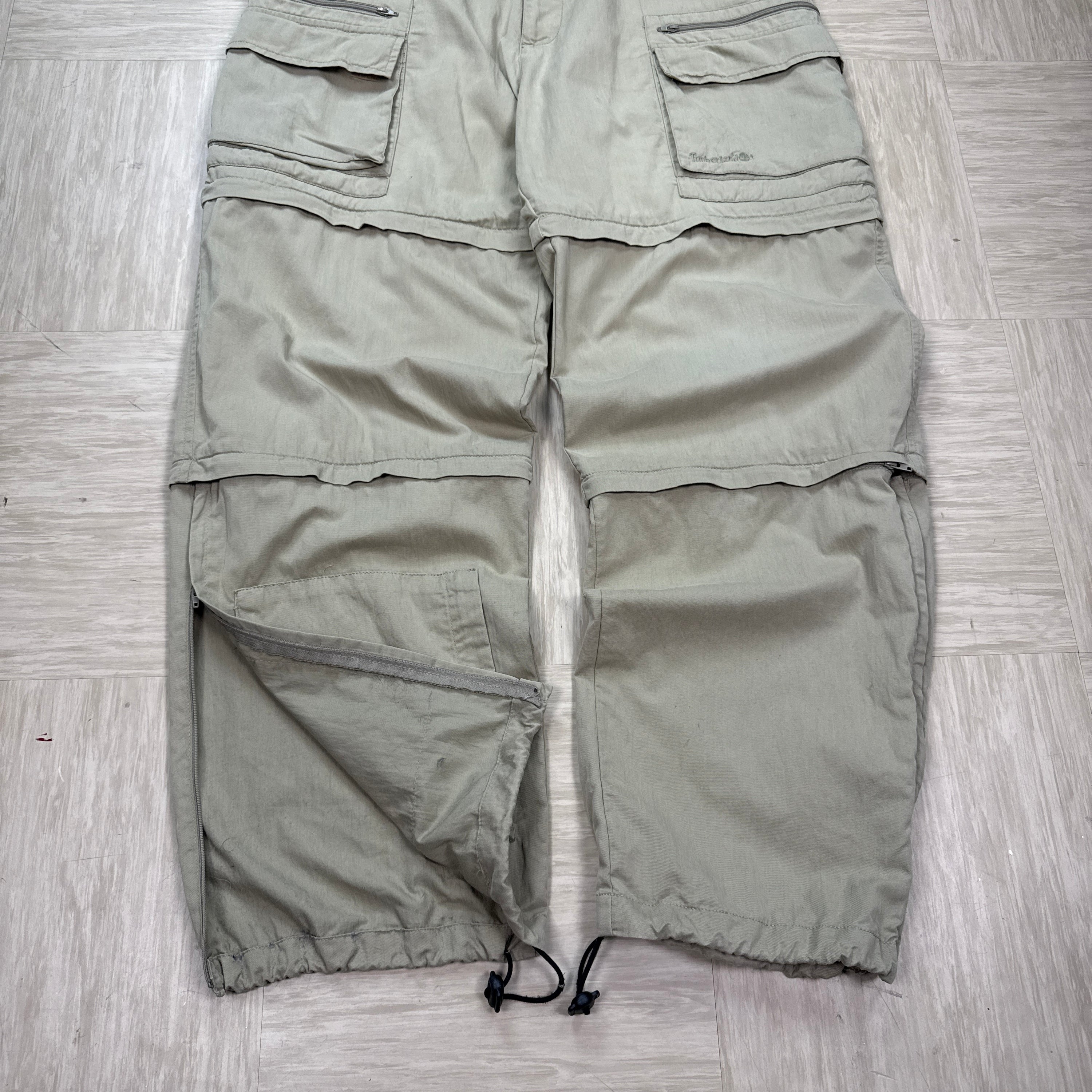Timberland 2002 technical convertible 3in1 parachute cargo bottoms (L)