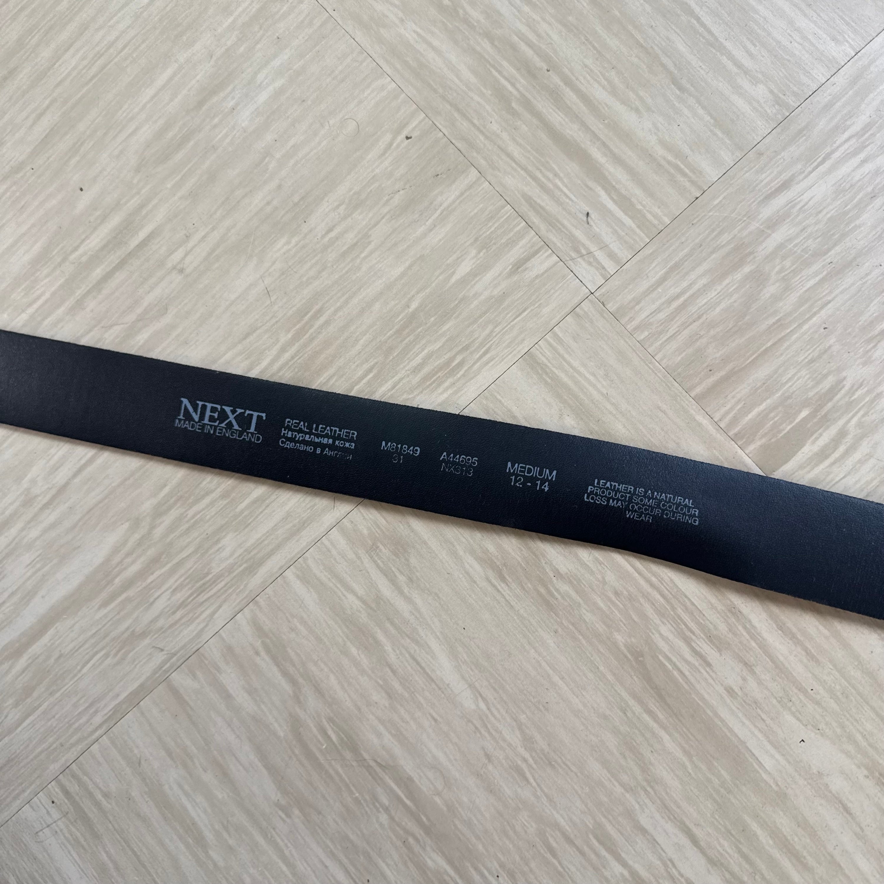 Next 2000's brown leather belt (OS)
