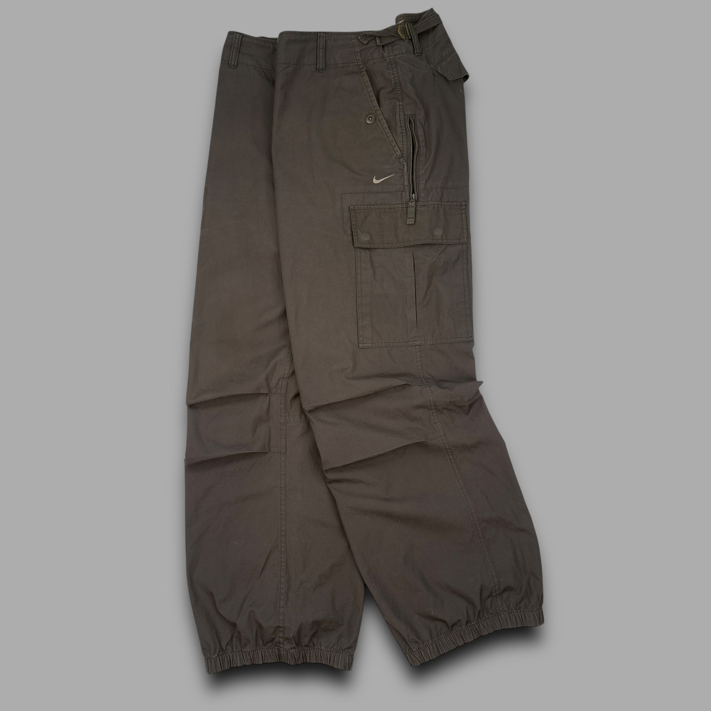 Nike 2000's technical combat parachute trousers (L)