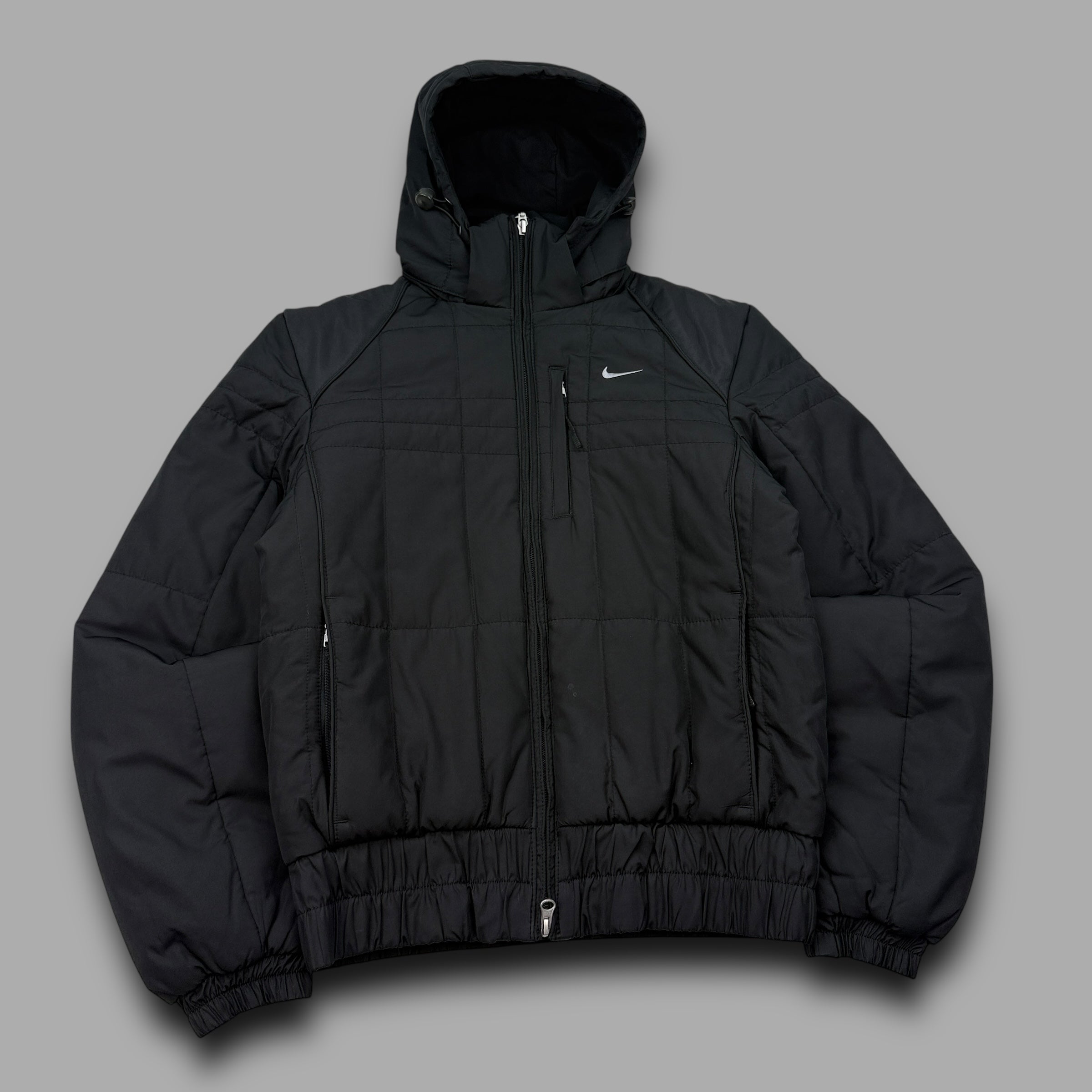 Nike 2000's downfilled hooded puffer jacket (M) wms