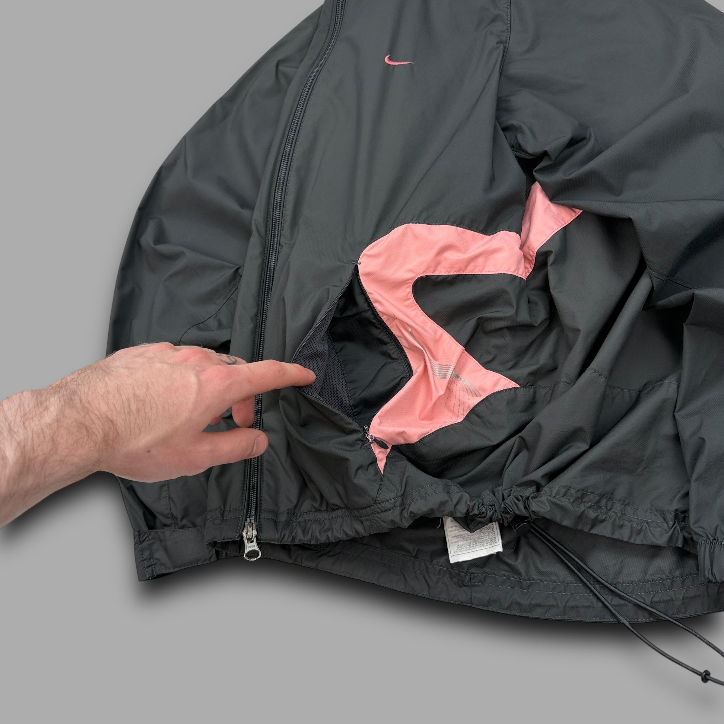 Nike clima fit 2000's technical panelled track jacket (S)