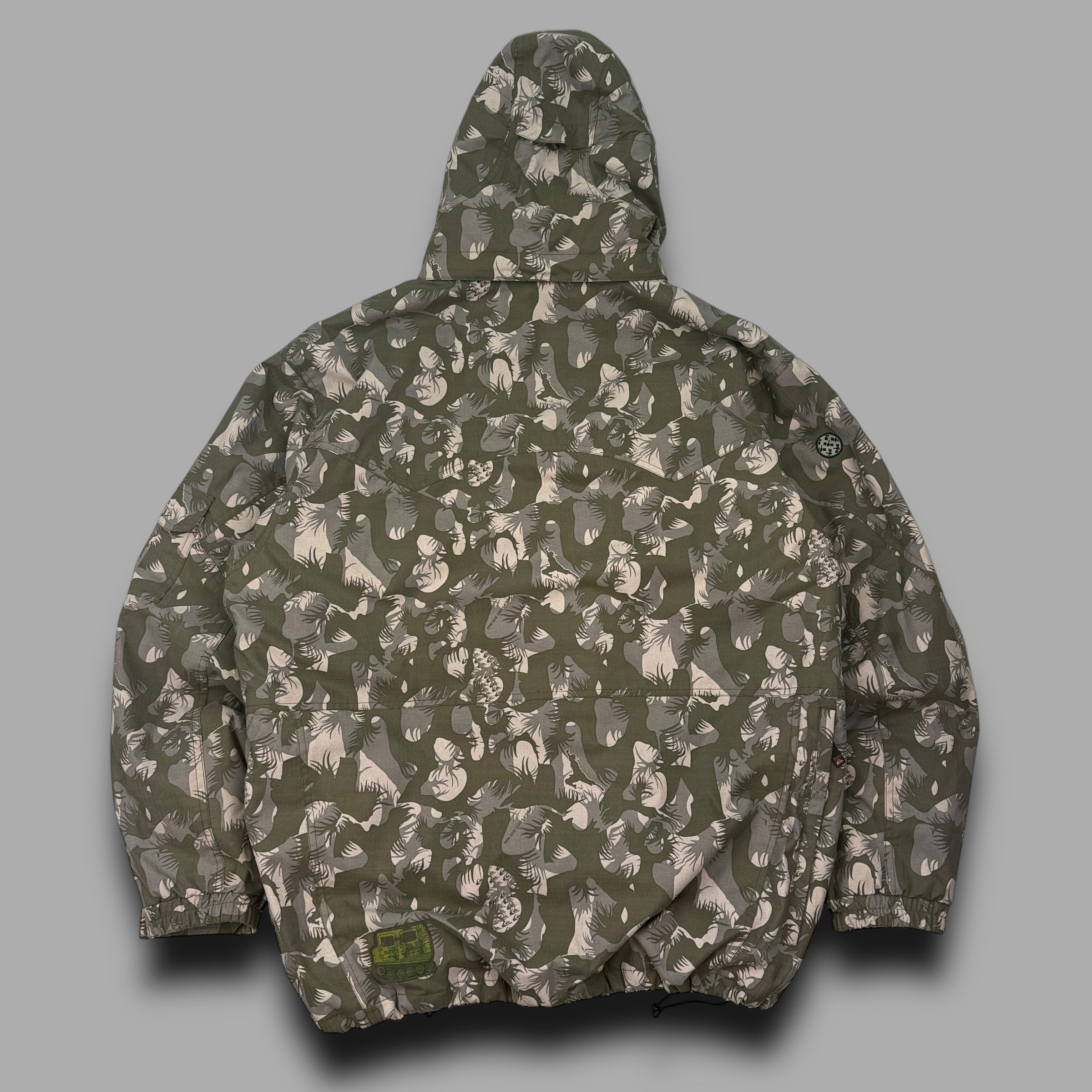 Quiksilver x Maharishi 2000's technical dpm camo ski jacket (XL)