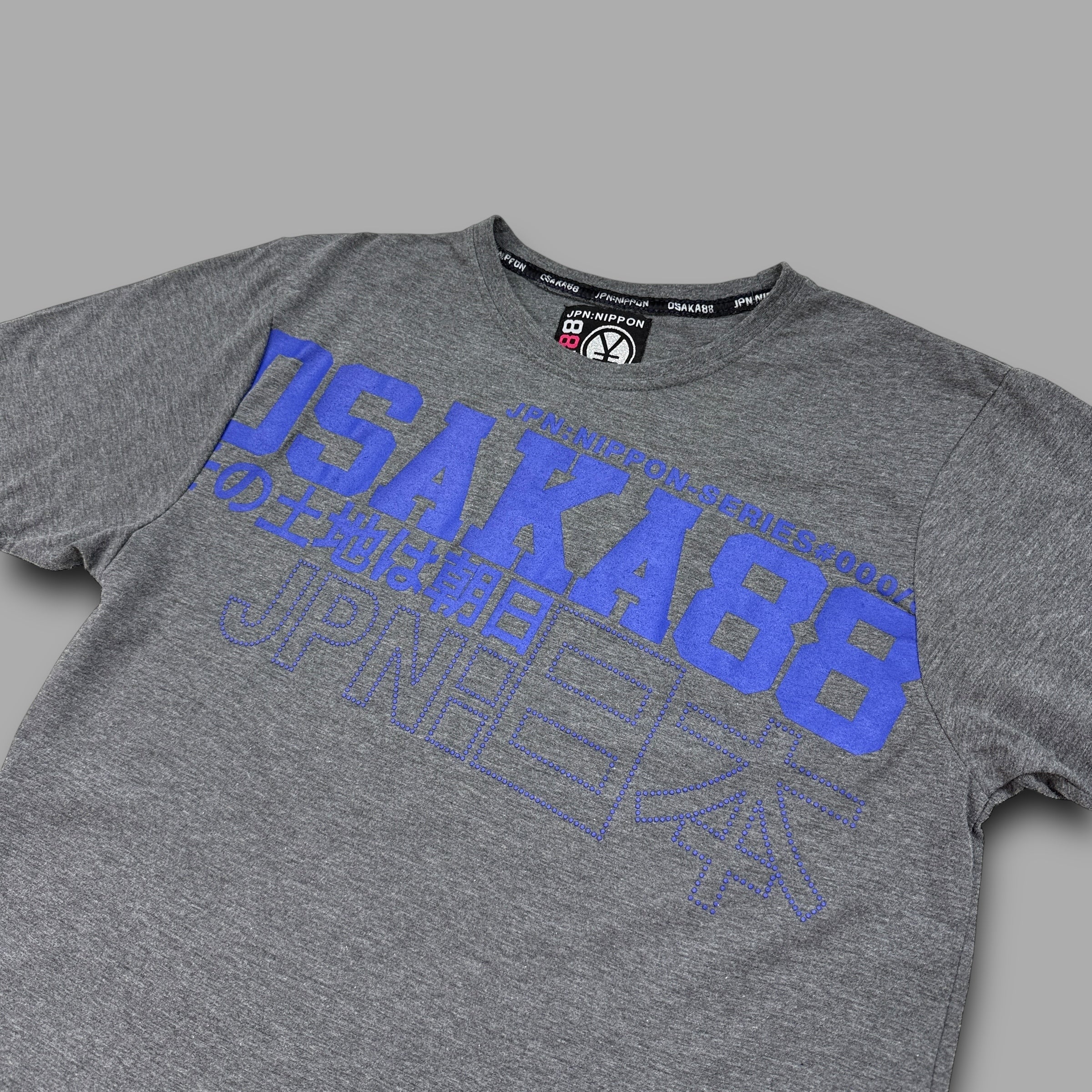 Osaka 88 2000's spellout graphic tee (L)