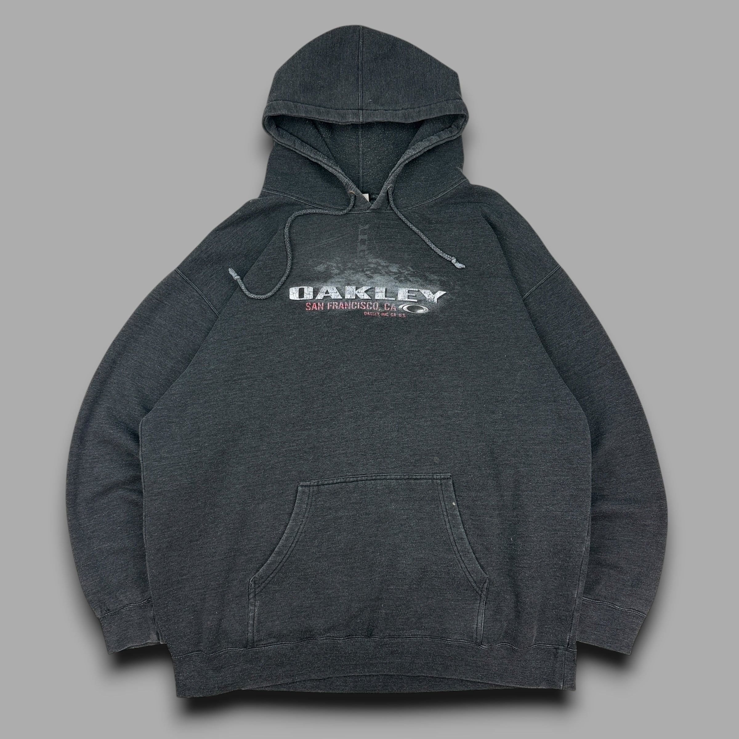 Oakley 2000's graphic spellout pullover hoodie (XXL)
