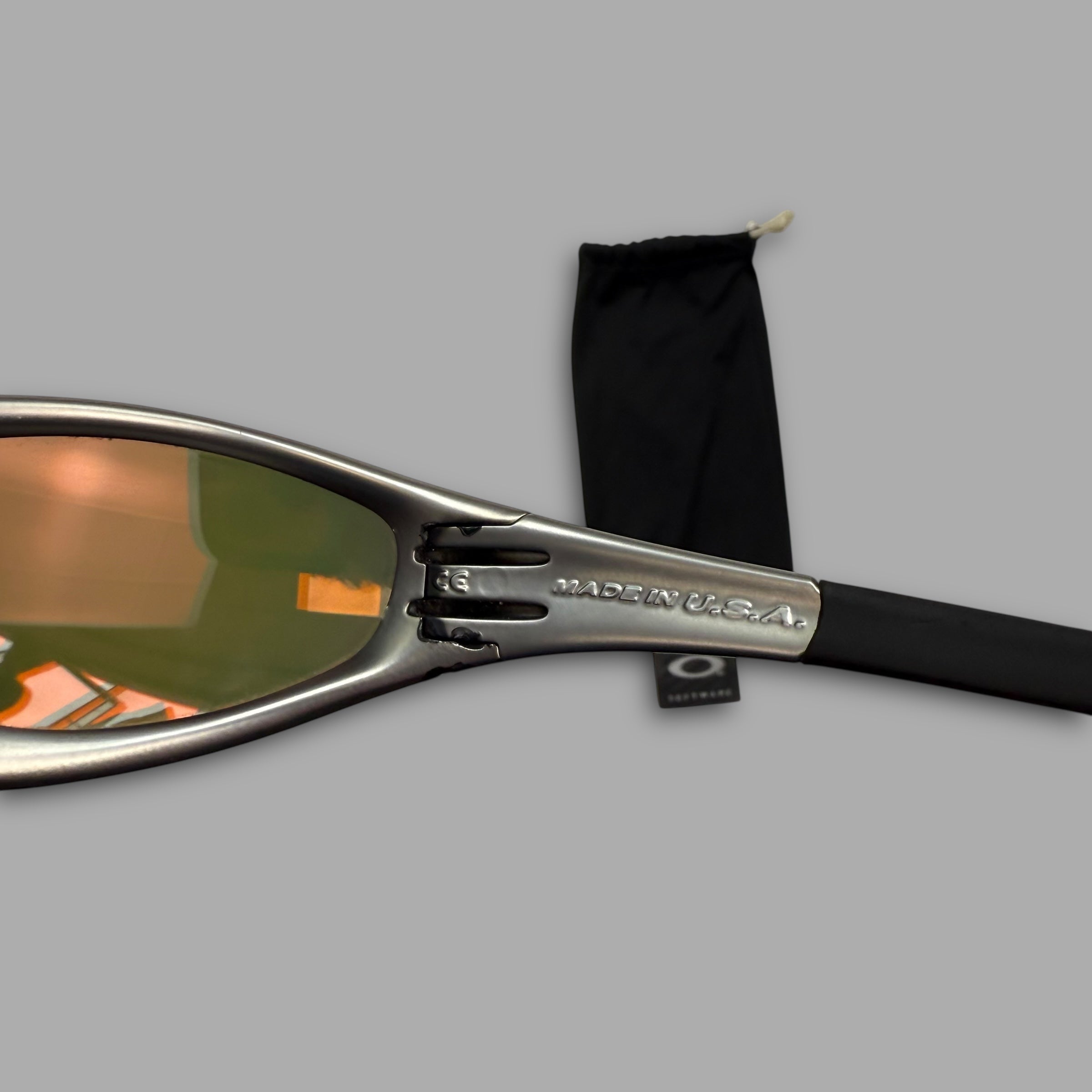 Oakley 1999 straight jacket flame red iridium (OS)
