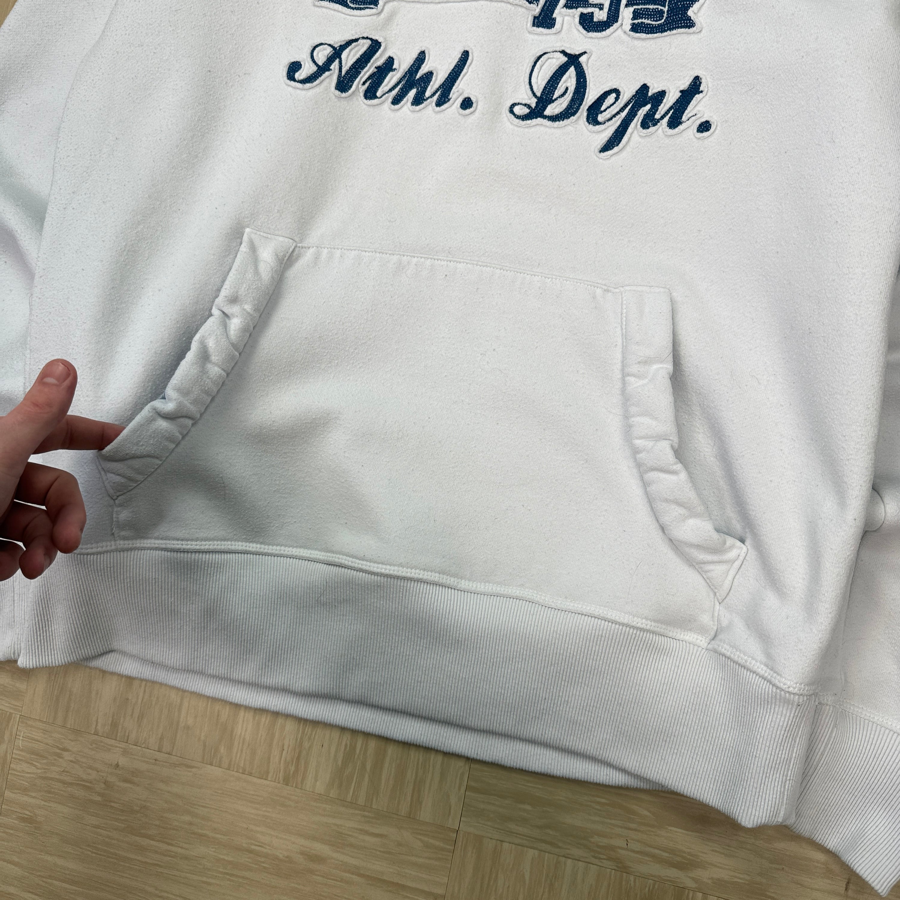 Diesel 1990's graphic embroidered spellout pullover hoodie (L)