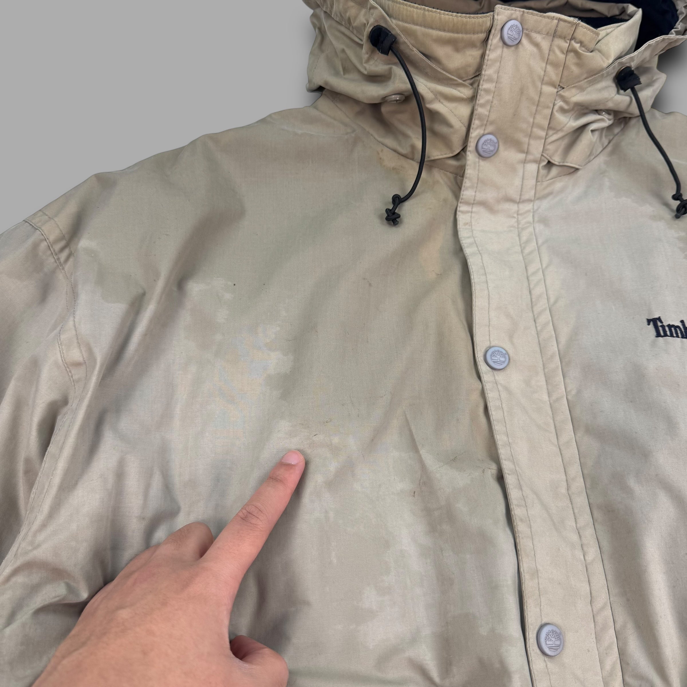 Timberland 1997 technical dual pocket softshell fleece jacket (L)