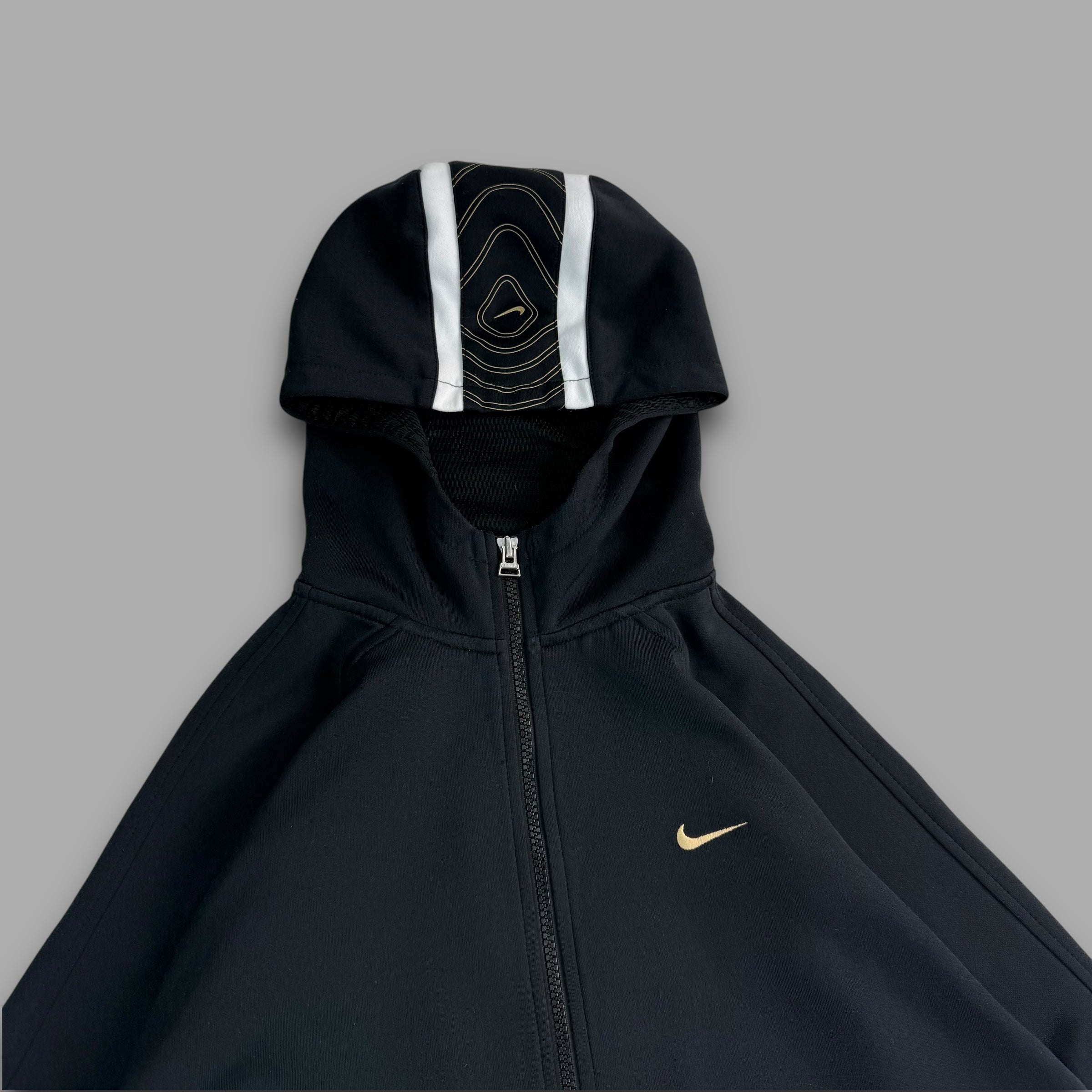 Nike 2000's airmax 'faster higher stronger' zip up hoodie (S)